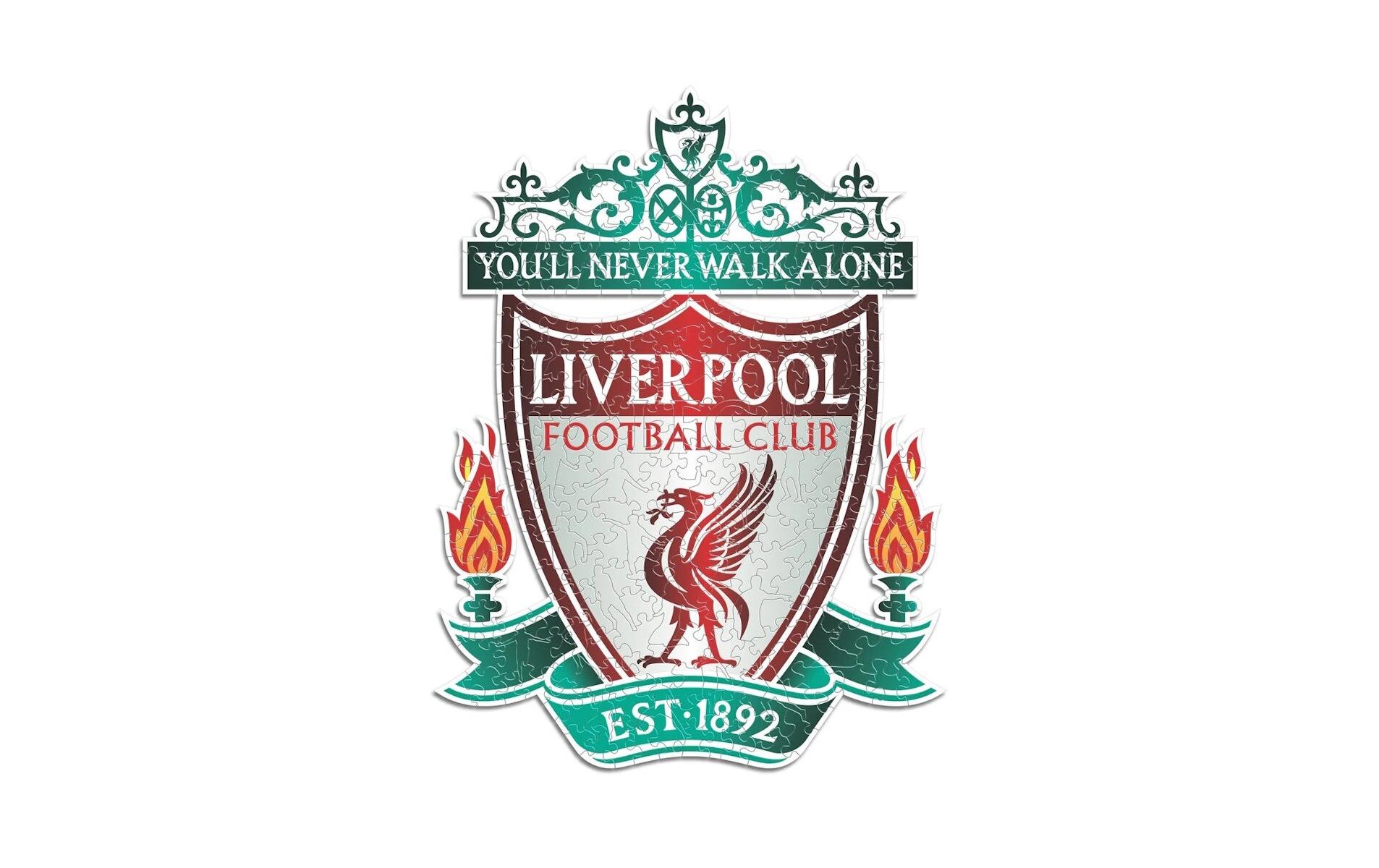 Puzzle »Iconic Liverpool FC – Logo«, Holzart: Birke (Herkunftsland: China)