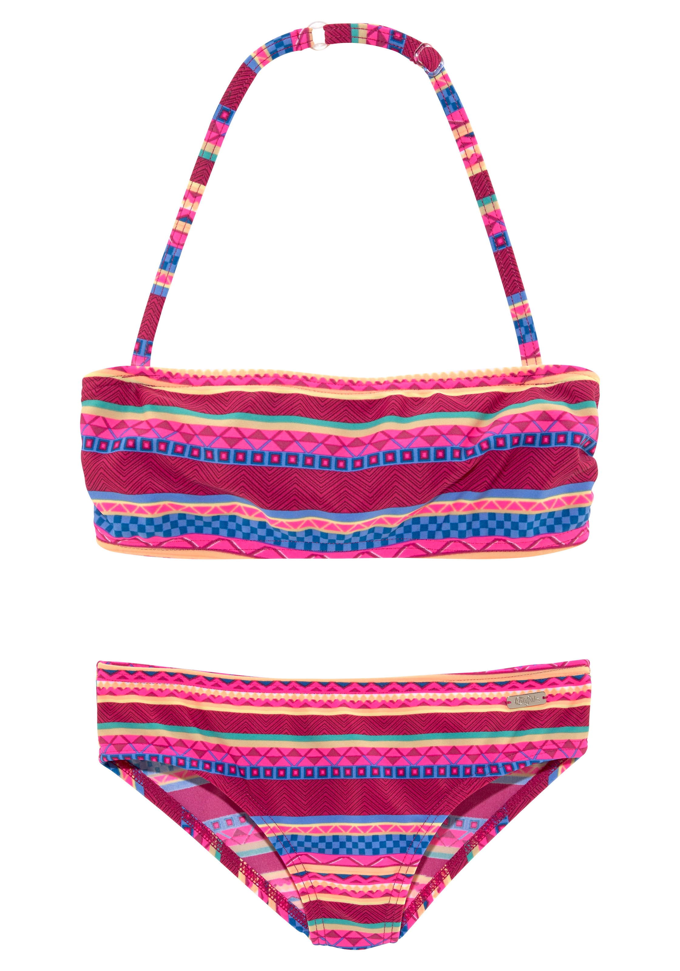 Buffalo Bandeau-Bikini »Lux Kids«, mit abstraktem Druck