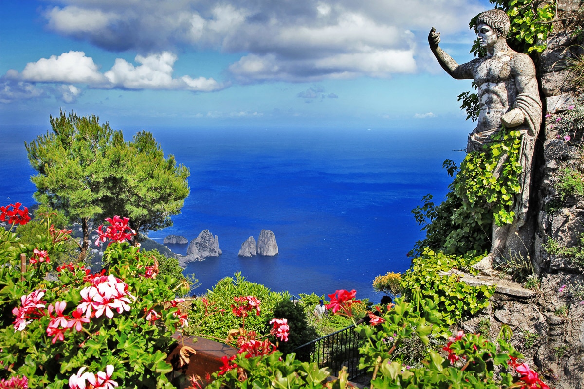 Image of Papermoon Fototapete "Capri Island View"