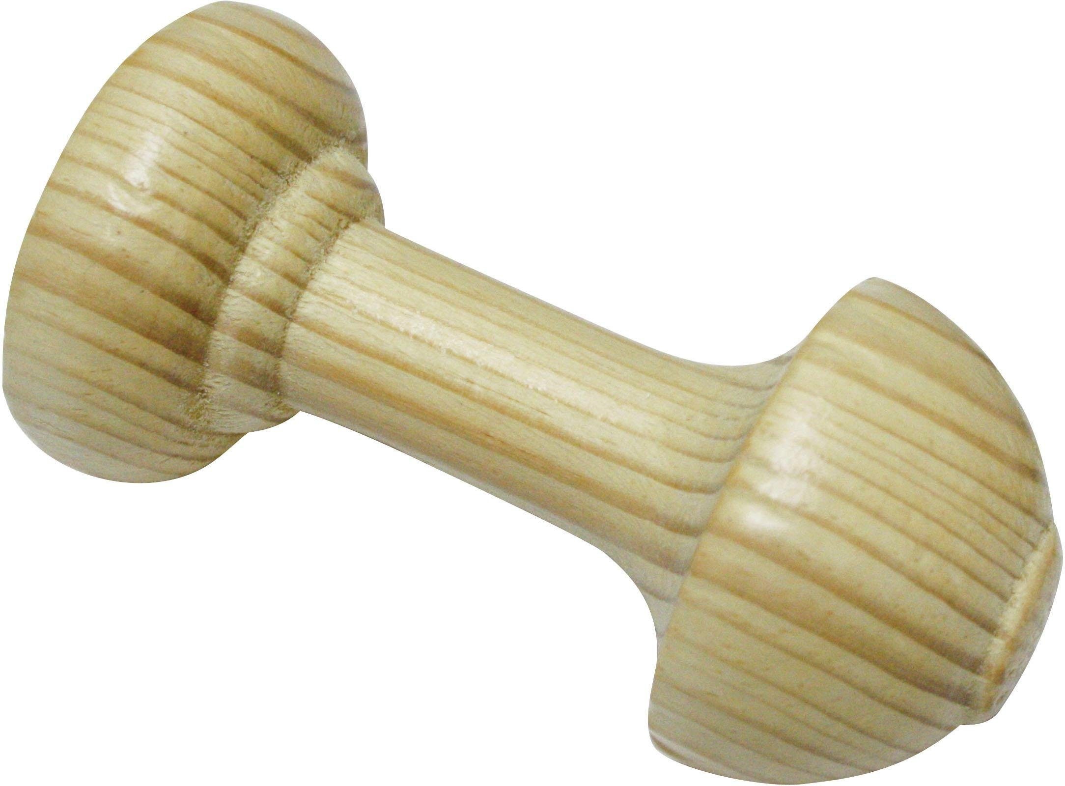 Image of GARDINIA Schalhalter "mit Haken, Holz" Serie Gardinenstangen-Set Lugano Classic Ø 28 mm