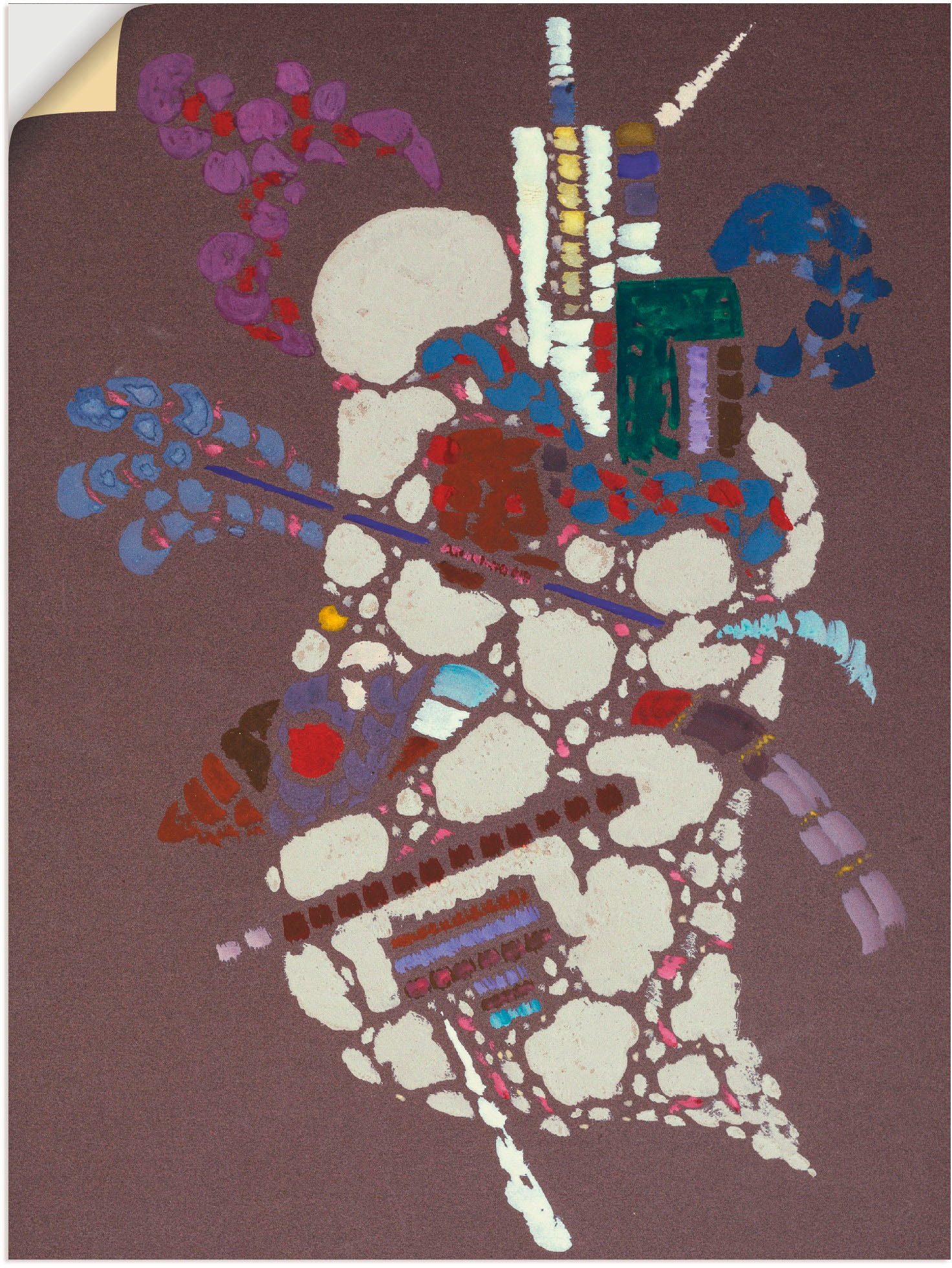 Image of Artland Wandbild »Taches Grises. 1934.«, Muster, (1 St.), in vielen Grössen & Produktarten -Leinwandbild, Poster, Wandaufkleber / Wandtattoo auch für Badezimmer geeignet bei Ackermann Versand Schweiz