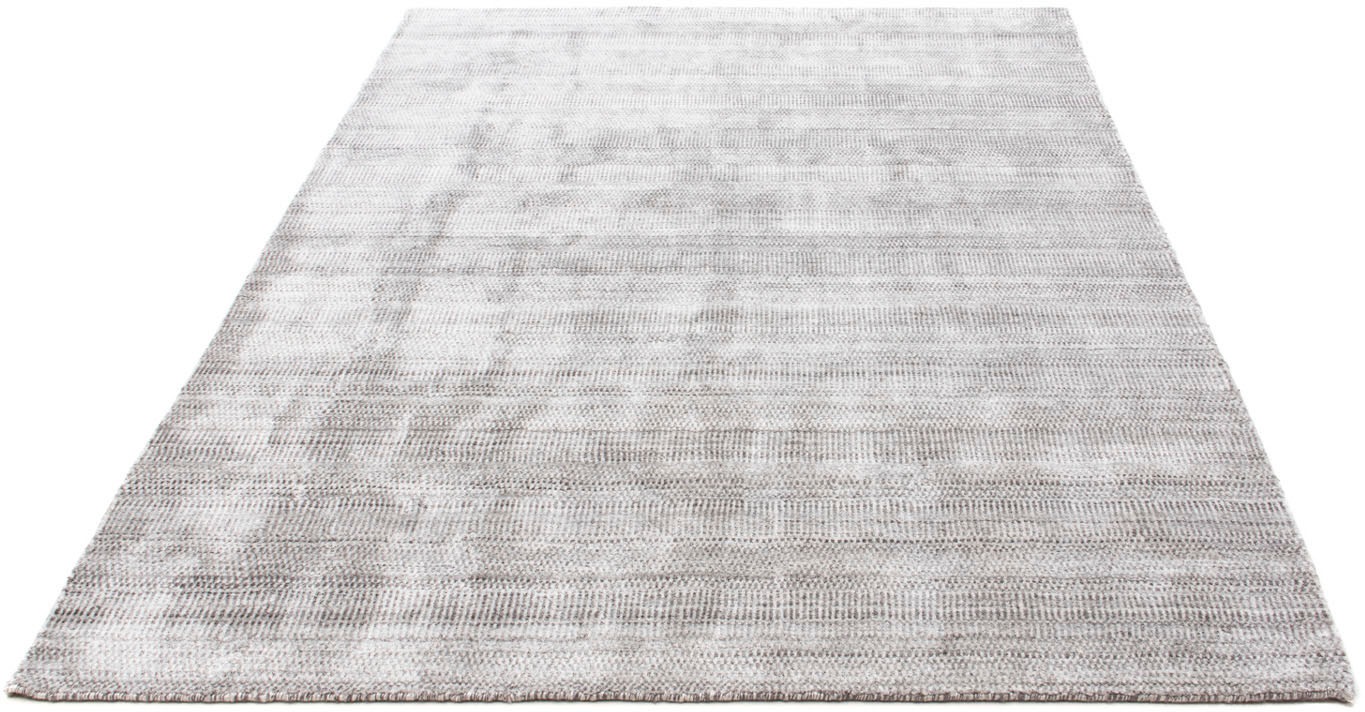 Image of morgenland Designteppich »Designer Einfarbig Argento 202 x 143 cm«, rechteckig, 0,8 mm Höhe, Sehr weicher Flor bei Ackermann Versand Schweiz