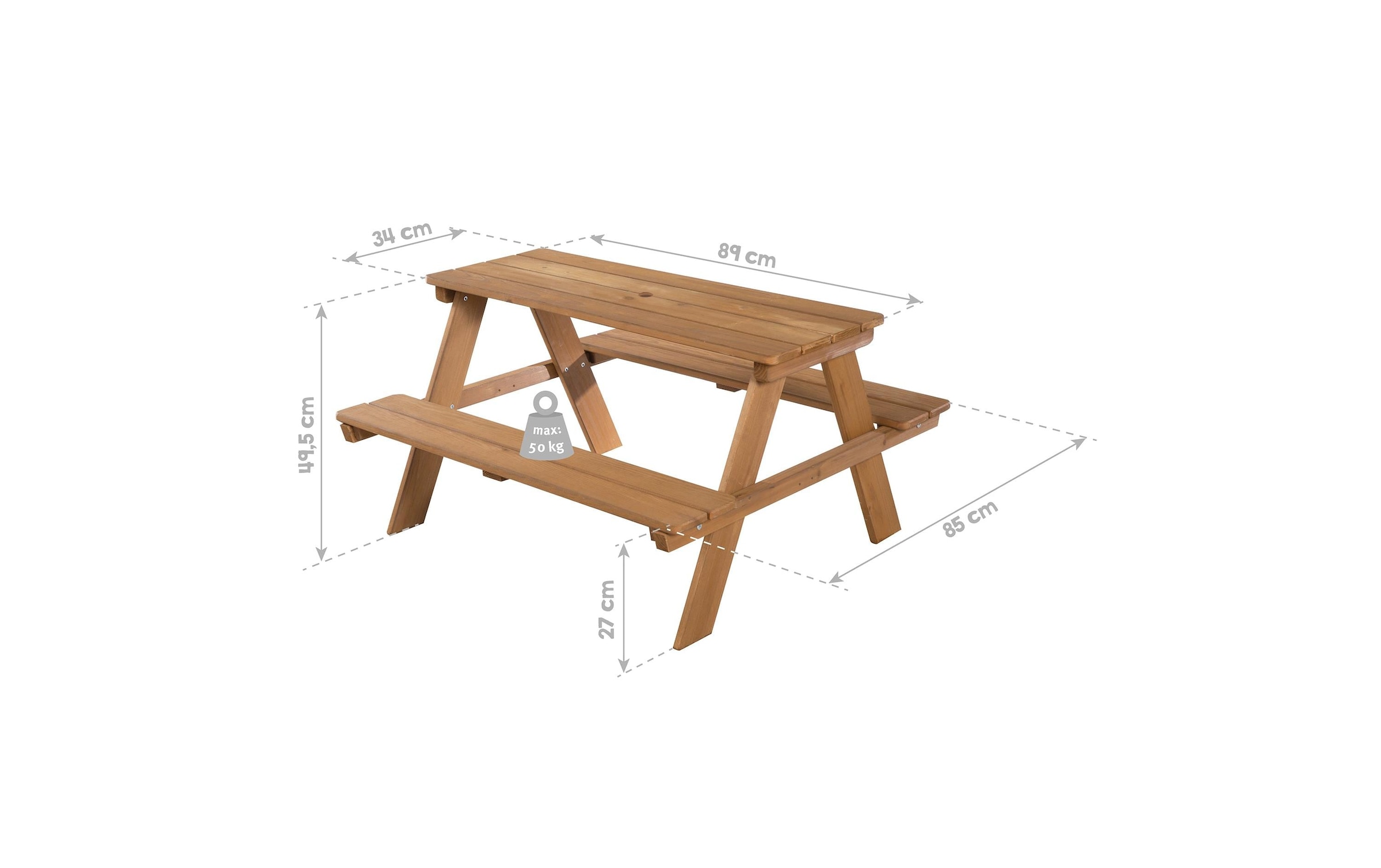 roba® Kindersitzgruppe »Teak«