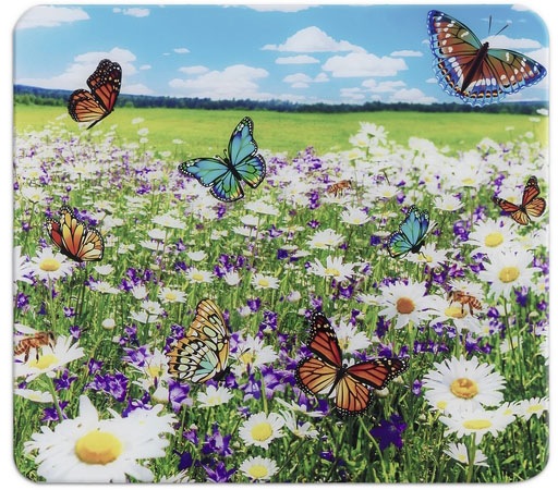 Image of Maximex Schneide- und Abdeckplatte »Sommerwiese«, 56 x 50 cm, vielseitig einsetzbare, mobile Arbeitsplatte, auch als Schneidebrett oder Wandspritzschutz nutzbar bei Ackermann Versand Schweiz