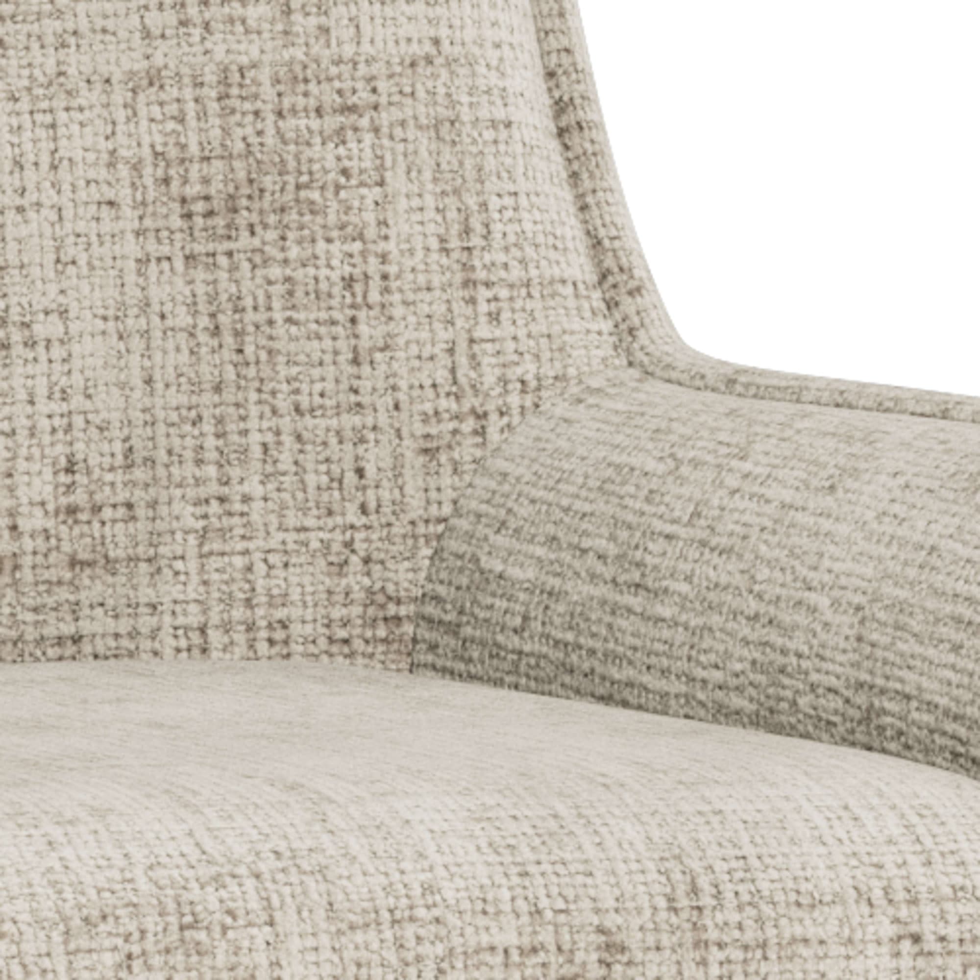 ACTONA GROUP Barhocker »Eddie, Thekenhocker, Barstuhl mit Rückenlehne und Fussstütze« Set, 2, 2 Stk. tlg. Barhocker, Stoffbezug, geschwungene Form, Gaslift, Drehfunktion, FSC™