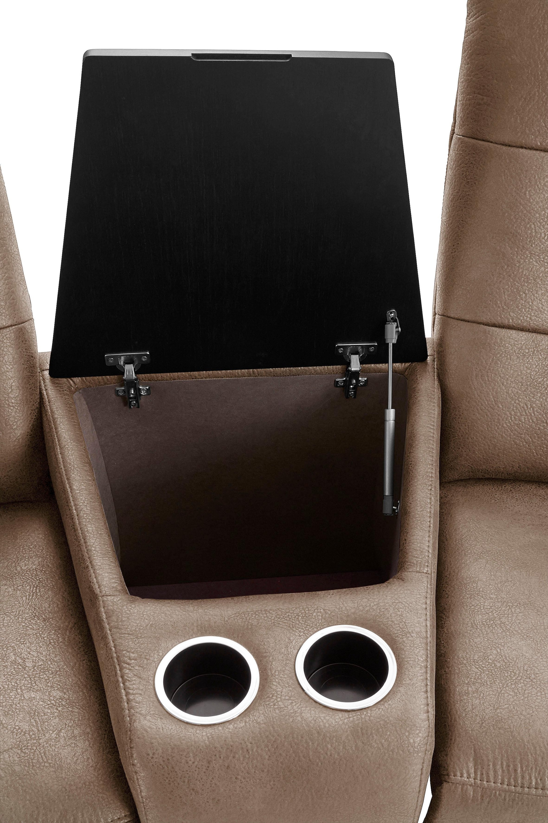 exxpo - sofa fashion 2-Sitzer »Tivoli, Kinosofa mit Relaxfunktion, mit Ablagetisch und Stauraum«, bequem und komfortabel