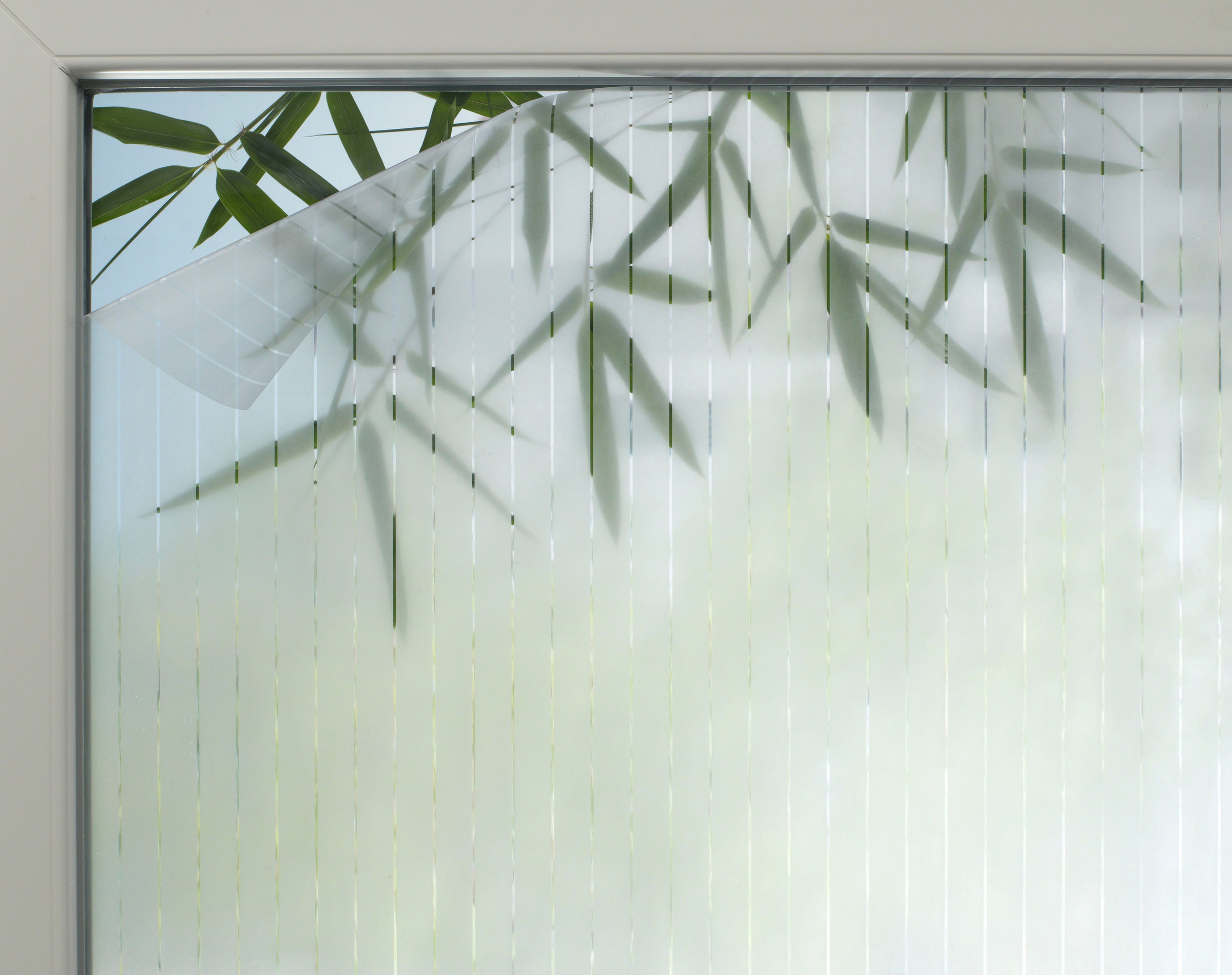 Image of GARDINIA Fensterfolie "Line 25" 1 Stk. halbtransparent statisch haftend 80% UV-Schutz