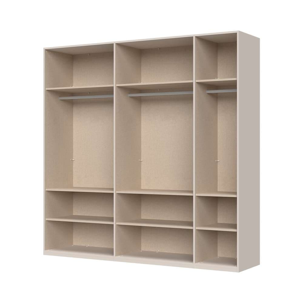 GOODproduct Drehtürenschrank »Opera mit oder ohne Kranz inkl. LED-Bel. ,B 227,272,317 oder 362 cm« Schrank, UV lackiert, Soft Close Funktion, Höhenverstellbare Füsse
