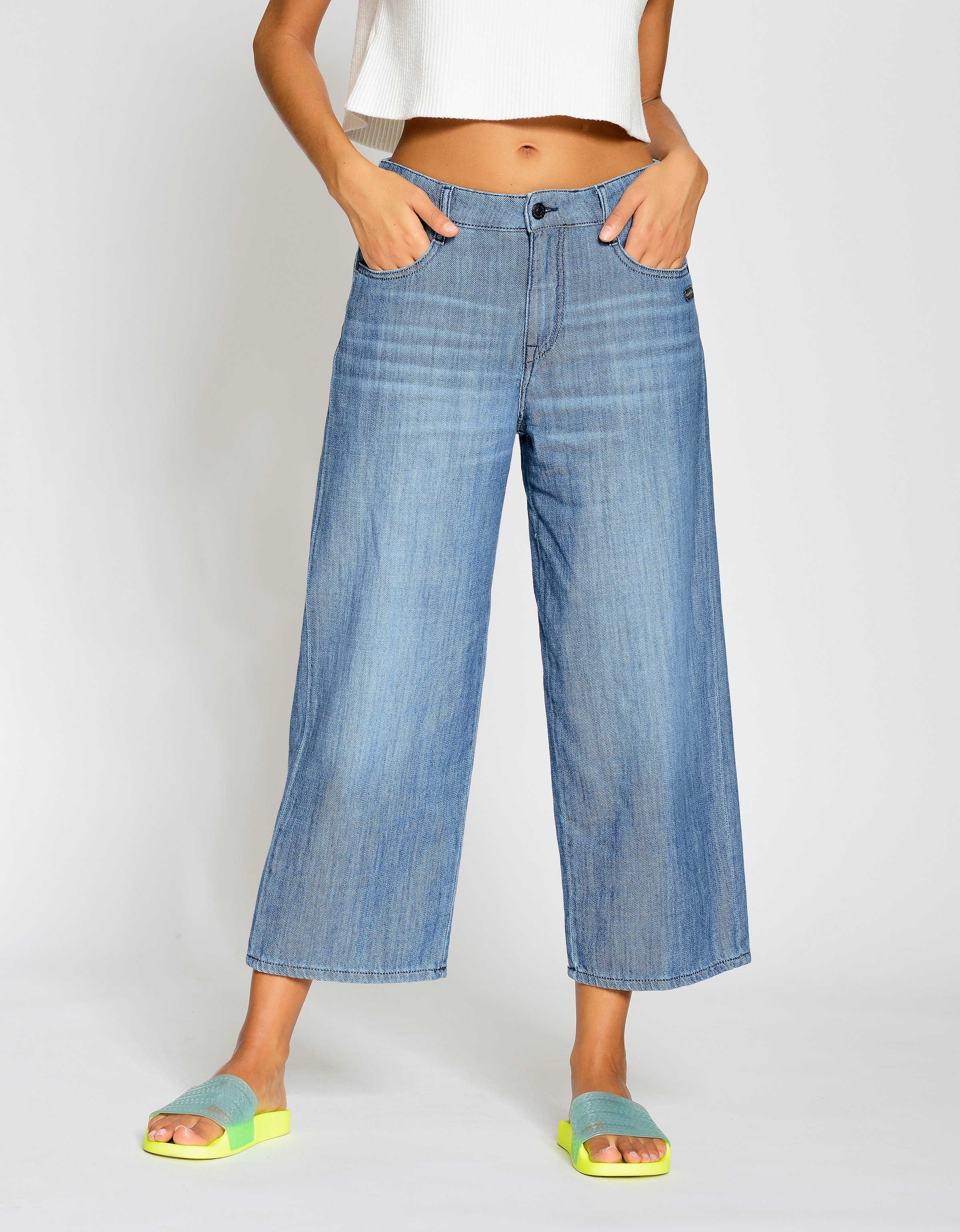GANG Weite Jeans »94CAROL«, besonders weiche Denim Qualität-Gang 1