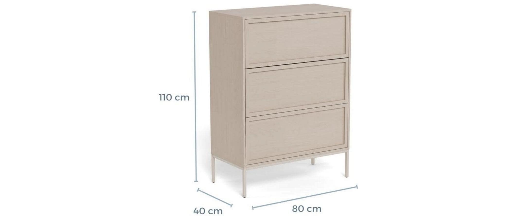 AC Design Kommode »Palmdale 80 x 40 x 110 cm«