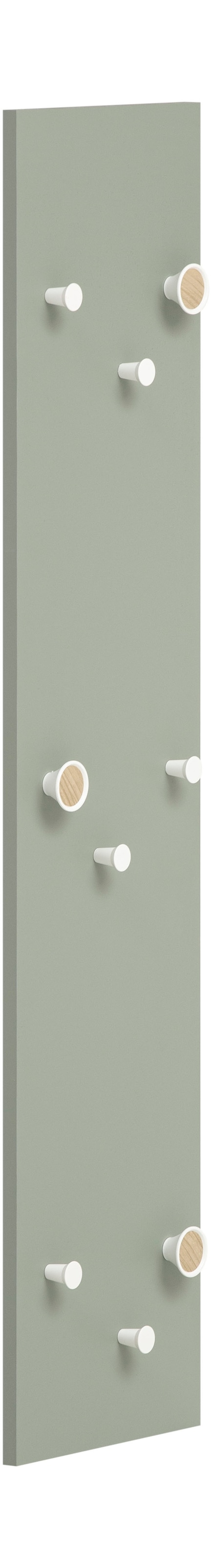 Schildmeyer Garderobenpaneel »Bjarne, Breite 24 cm« Mit 9 Kleiderhaken, teilweise in Holzoptik