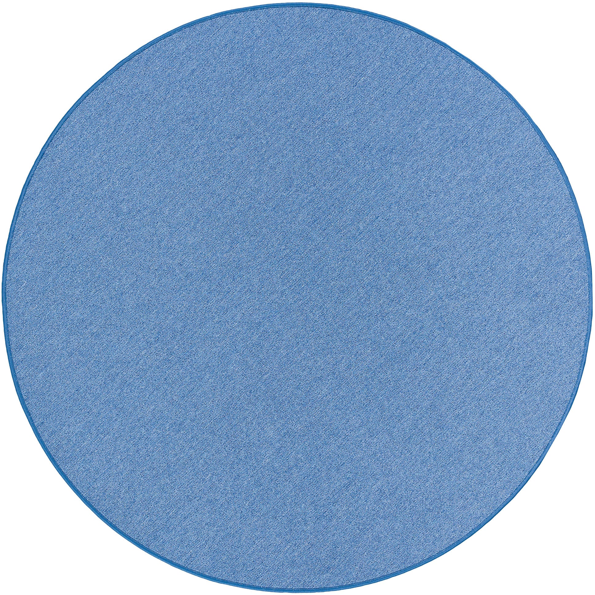 my home Teppich »Fortis, Schlinge, Made in Netherlands« rund 5 mm Höhe Uni Farben, gekettelt, strapazierfähig, Wohnzimmer