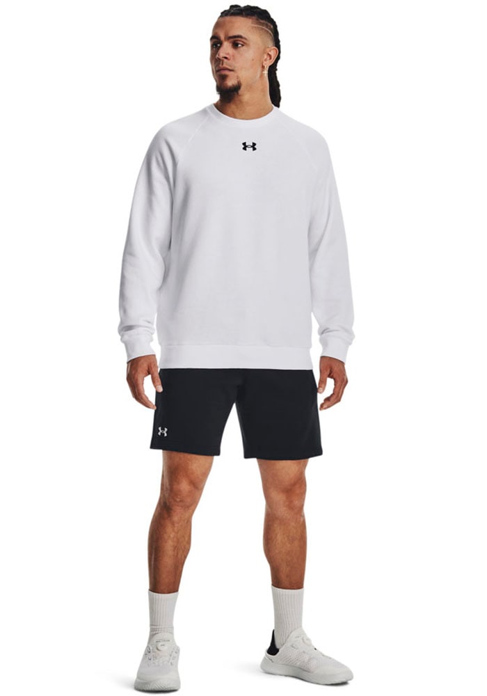 Image of Under Armour Sweatshorts "UA Rival Fleece Shorts" aus Baumwolle und Polyester, mit elastischem Bund, mit Seitentaschen