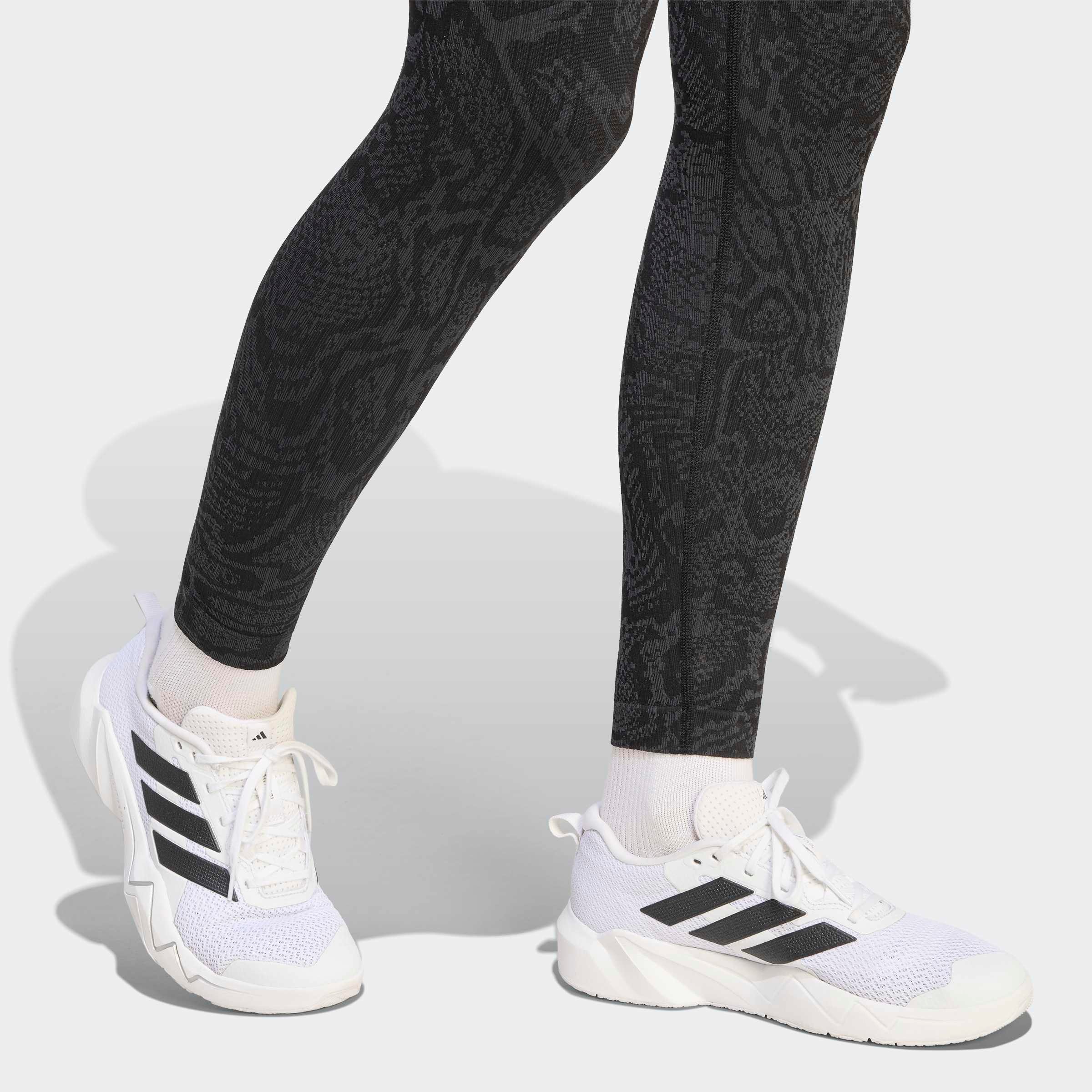 adidas Performance Trainingstights »WORKOUT ESSENTIALS LEGGINGS, KOMPLETTE LÄNGE, KNIT SNAKE«  mit nahtloser Konstruktion, aus Stretch-Material, Full-Length-Schnitt