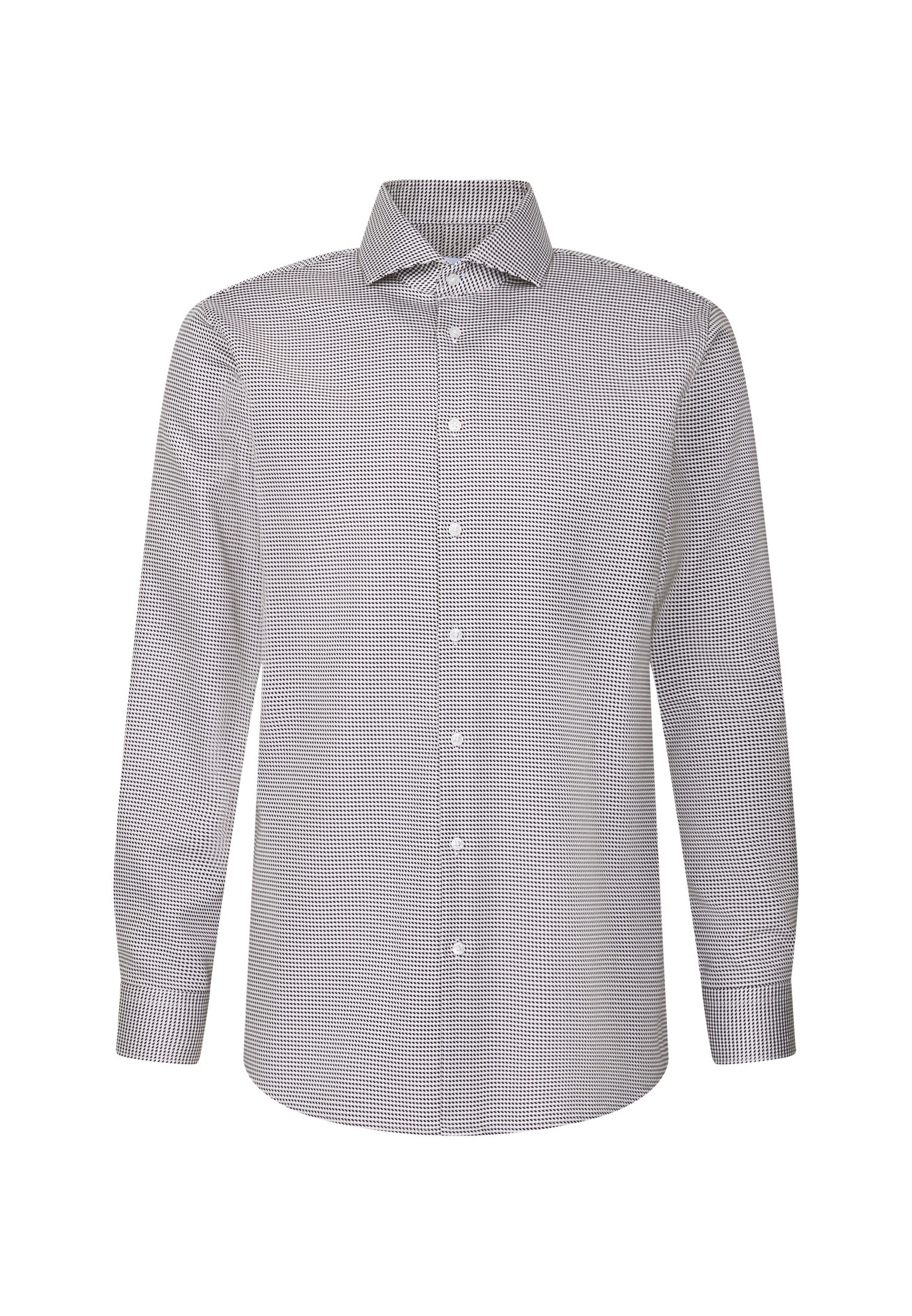 seidensticker Chemise d'affaires »Schwarze Rose« Regular 1/1 Kentkragen Pepita