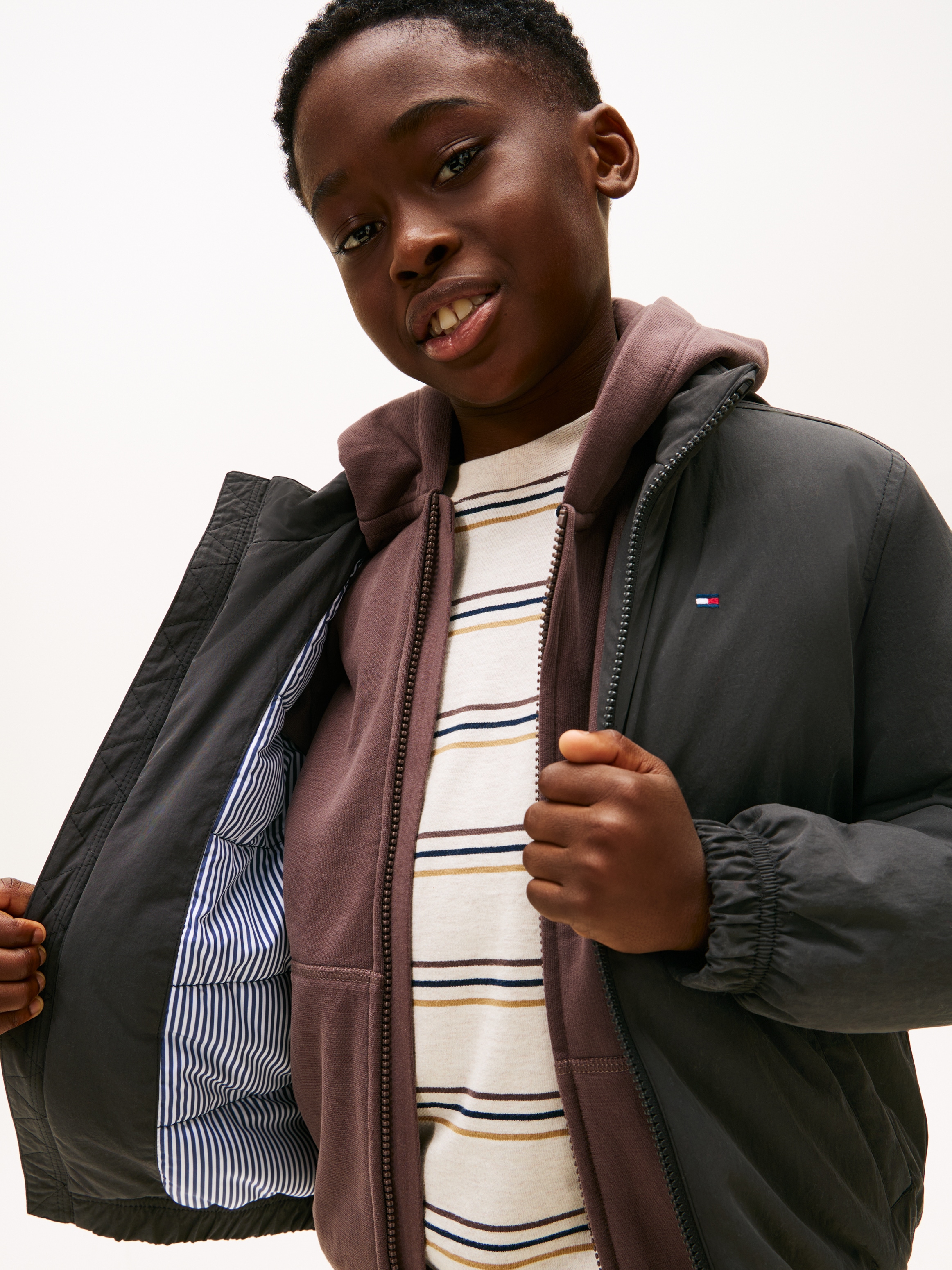 Tommy Hilfiger Veste d'extérieur mit Kapuze Regular fit, für Kinder bis 16 Jahre