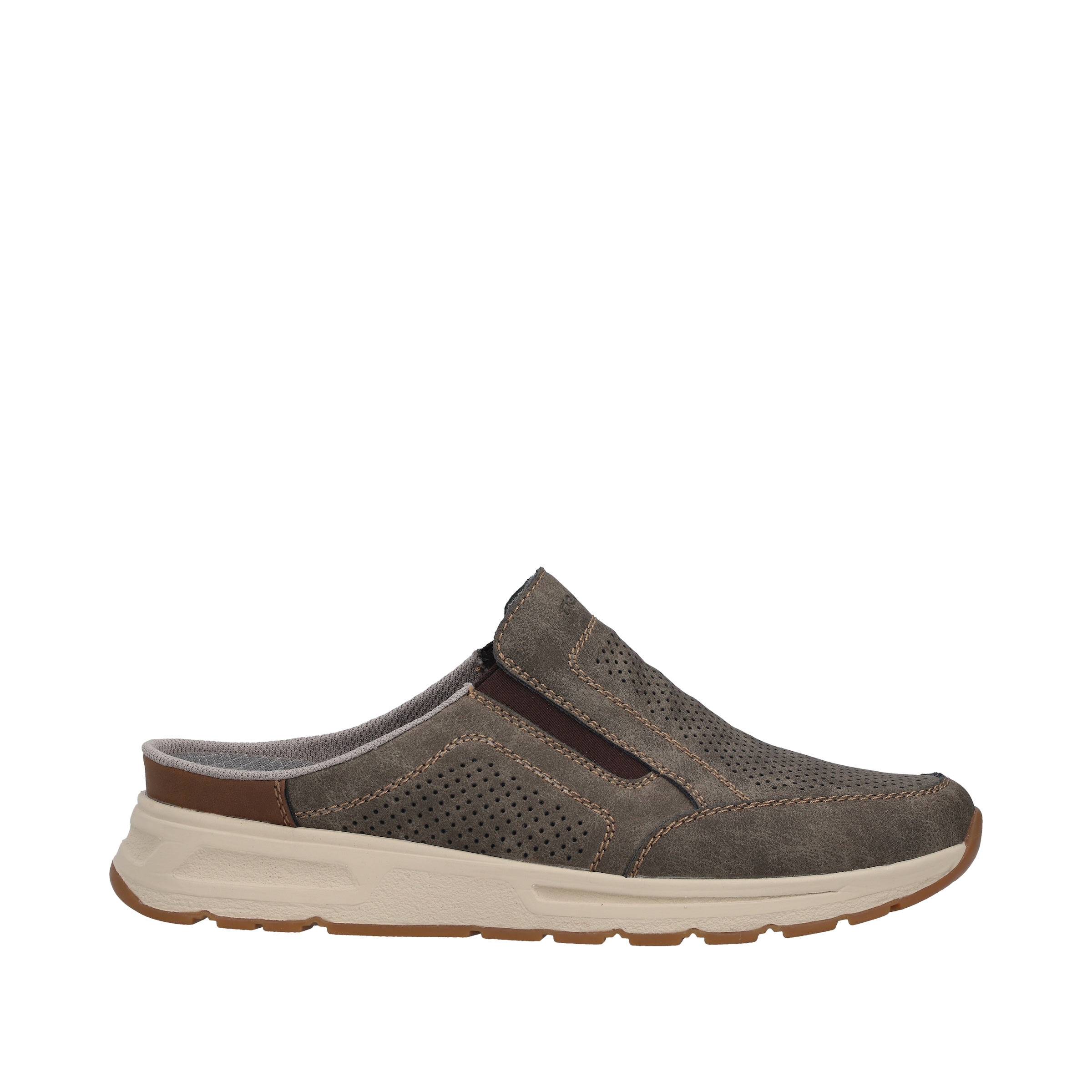 Rieker 1100000002199  Sommerschuh, Hausschuh mit seitlichen Stretcheinsätzen