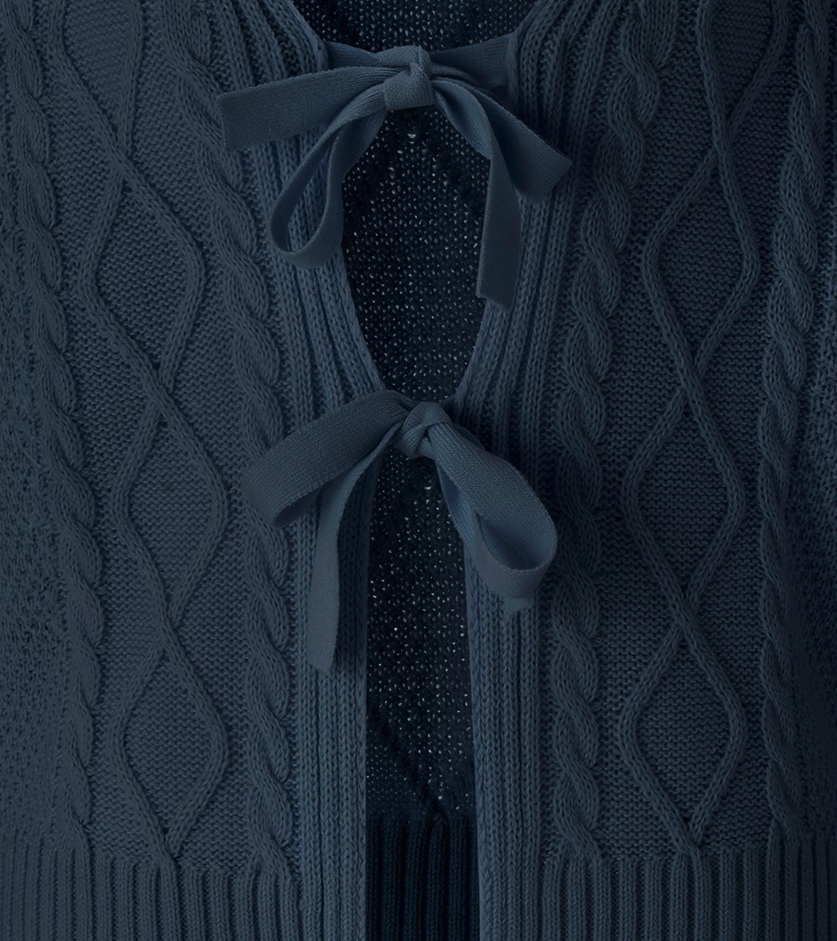 Aniston SELECTED Veste en tricot mit Zopf- und Rautenmuster