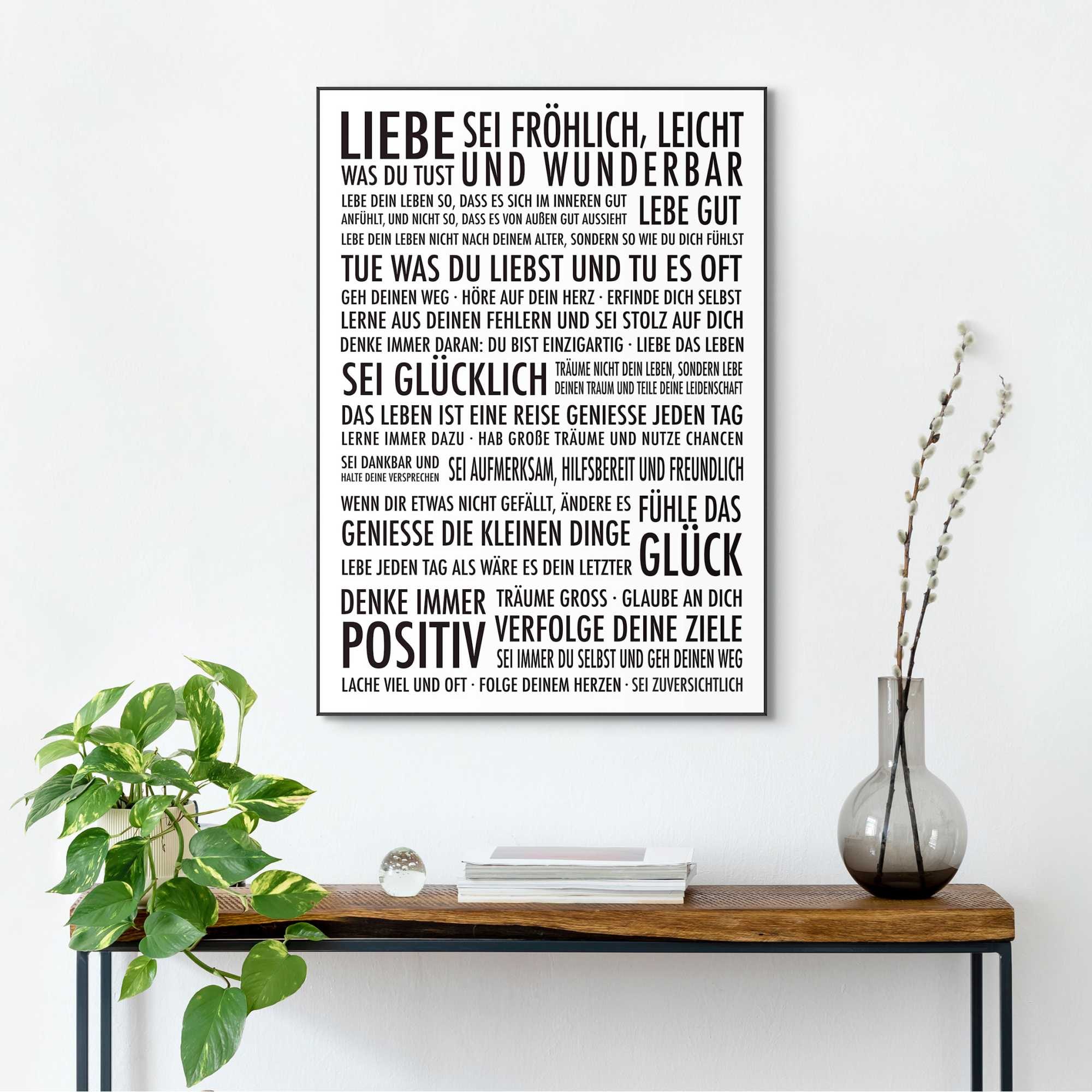 Reinders! Poster »Positiv Leben«