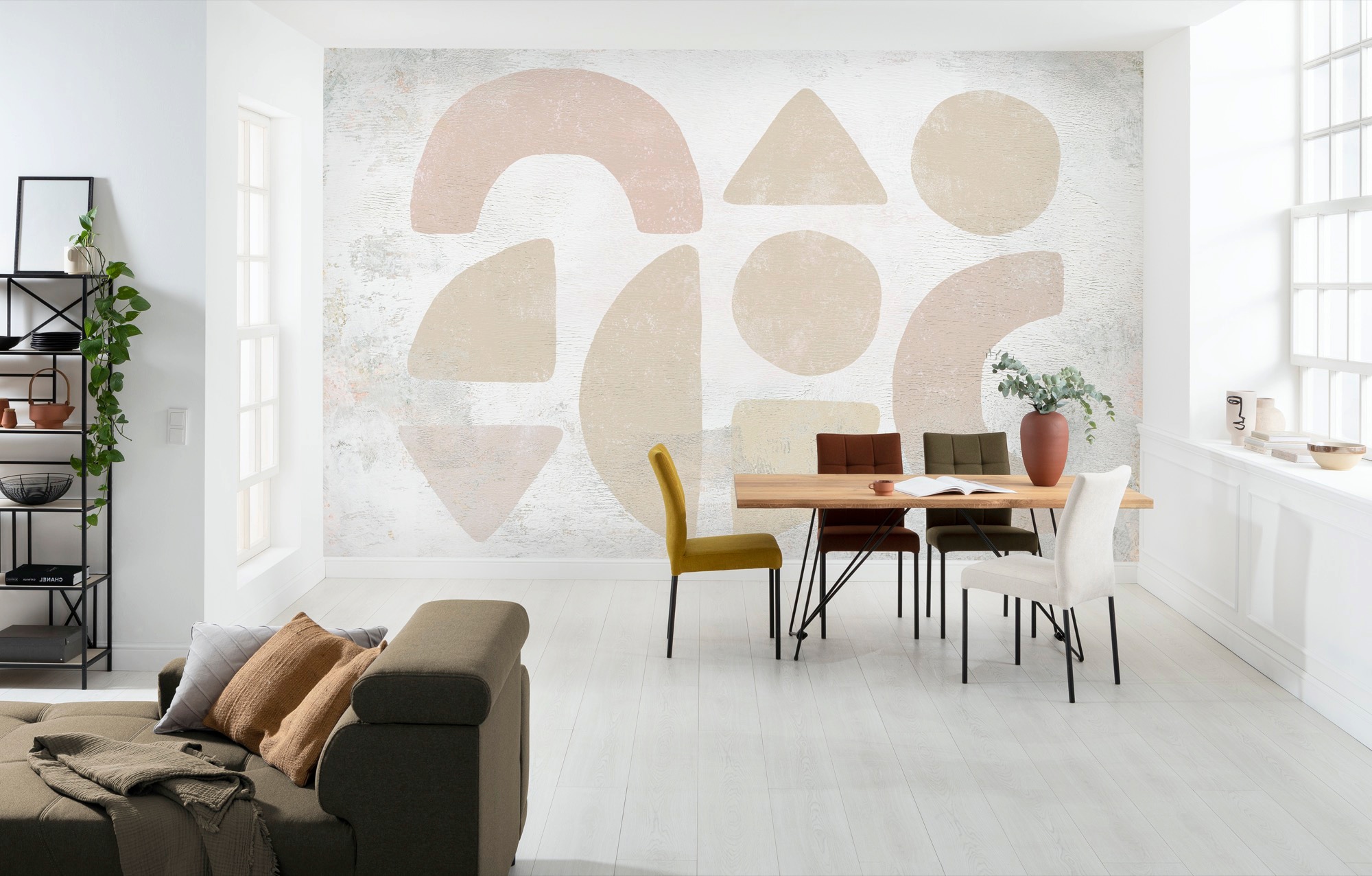 Komar Vliestapete »Digitaldruck Vlies - Impasto - Grösse 400 x 280 cm«, bedruckt, Wohnzimmer, Schlafzimmer