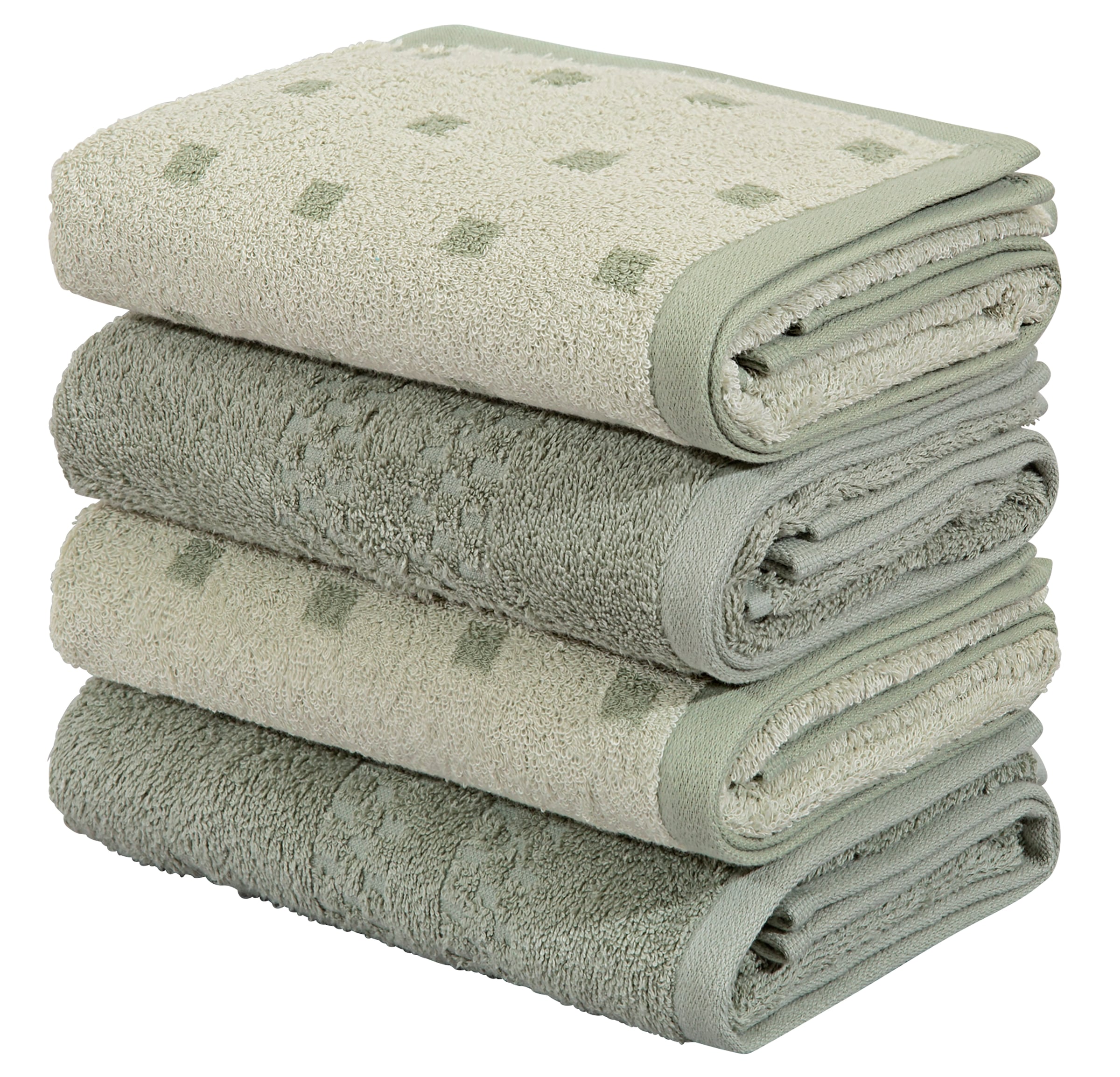 GOODproduct Serviette de bain »Regona, Handtücher 50x100cm, flauschig und weich, 500gr/m²« Serviettes premium avec bordure, set, 100% coton, garantie 5 ans