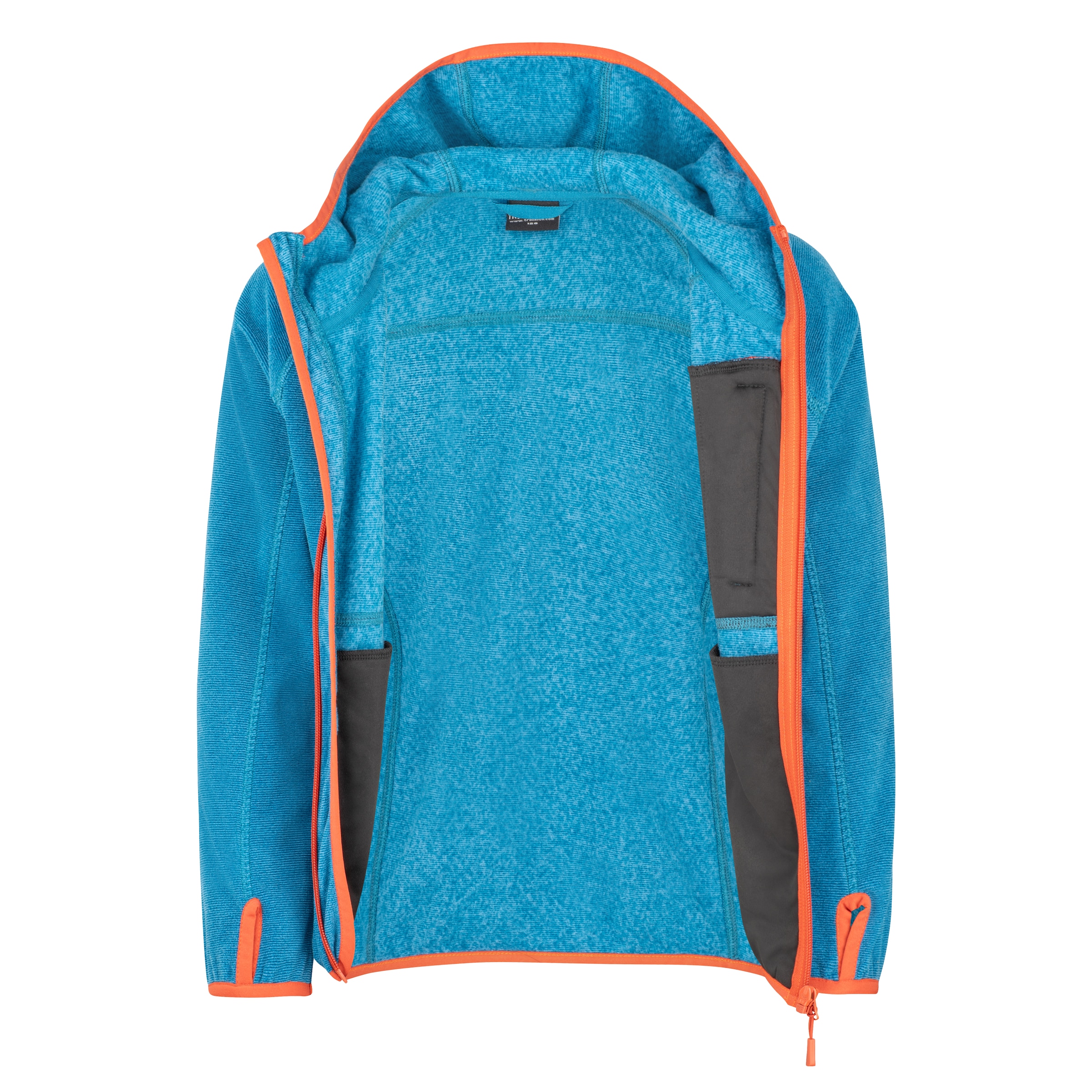 TROLLKIDS Veste polaire »Kids Sandefjord Jacket« pour enfants, avec fermeture éclair, déperlant, coupe-vent, manches longues