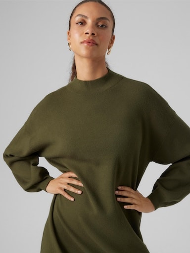 Vero Moda Strickkleid »VMNANCY LS FUNNELNECK DRESS GA NOOS«