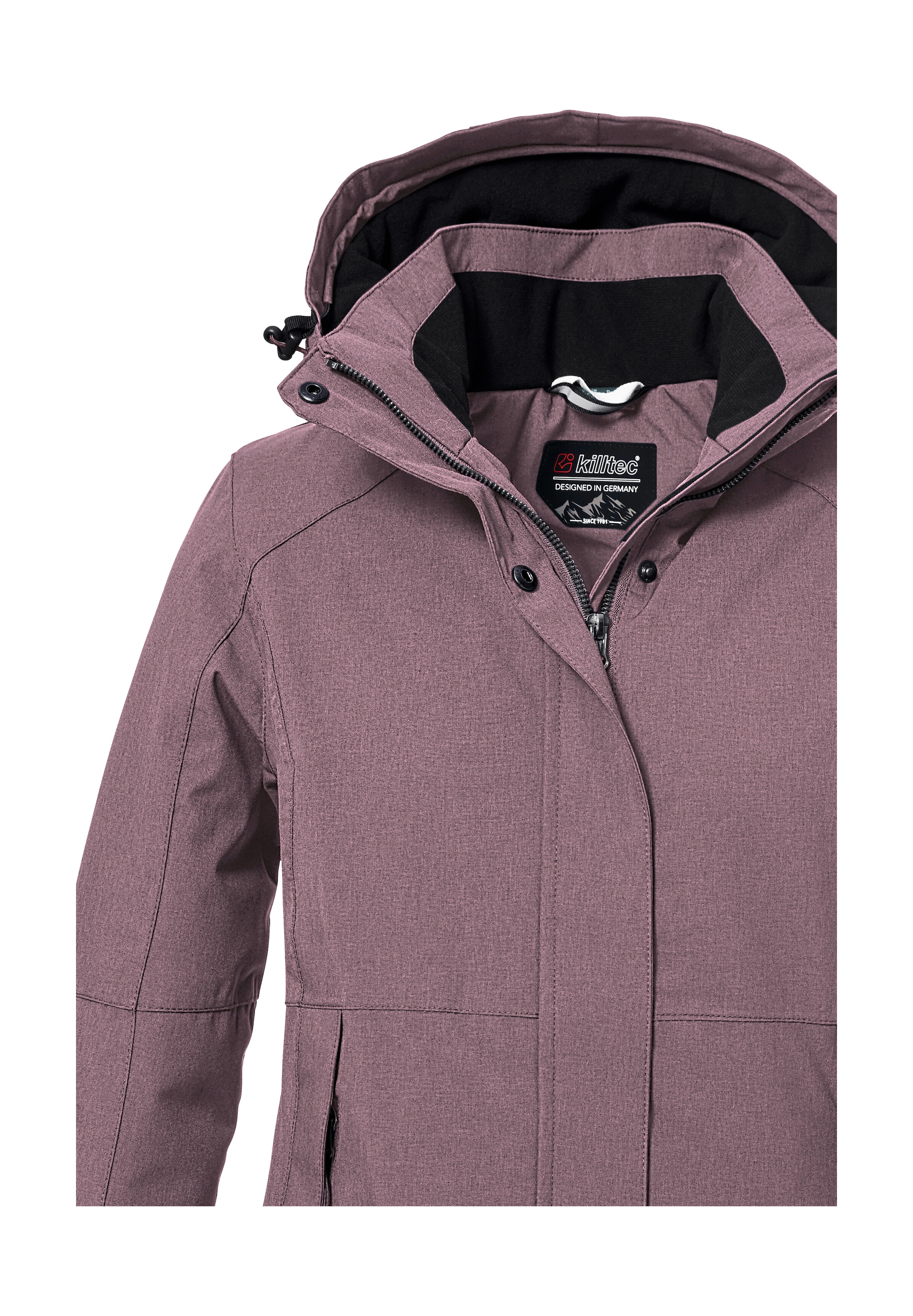 Killtec Outdoorjacke »KOW 37 WMN JCKT« Wasserdichte Damen Funktionsjacke mit abnehmbarer Kapuze