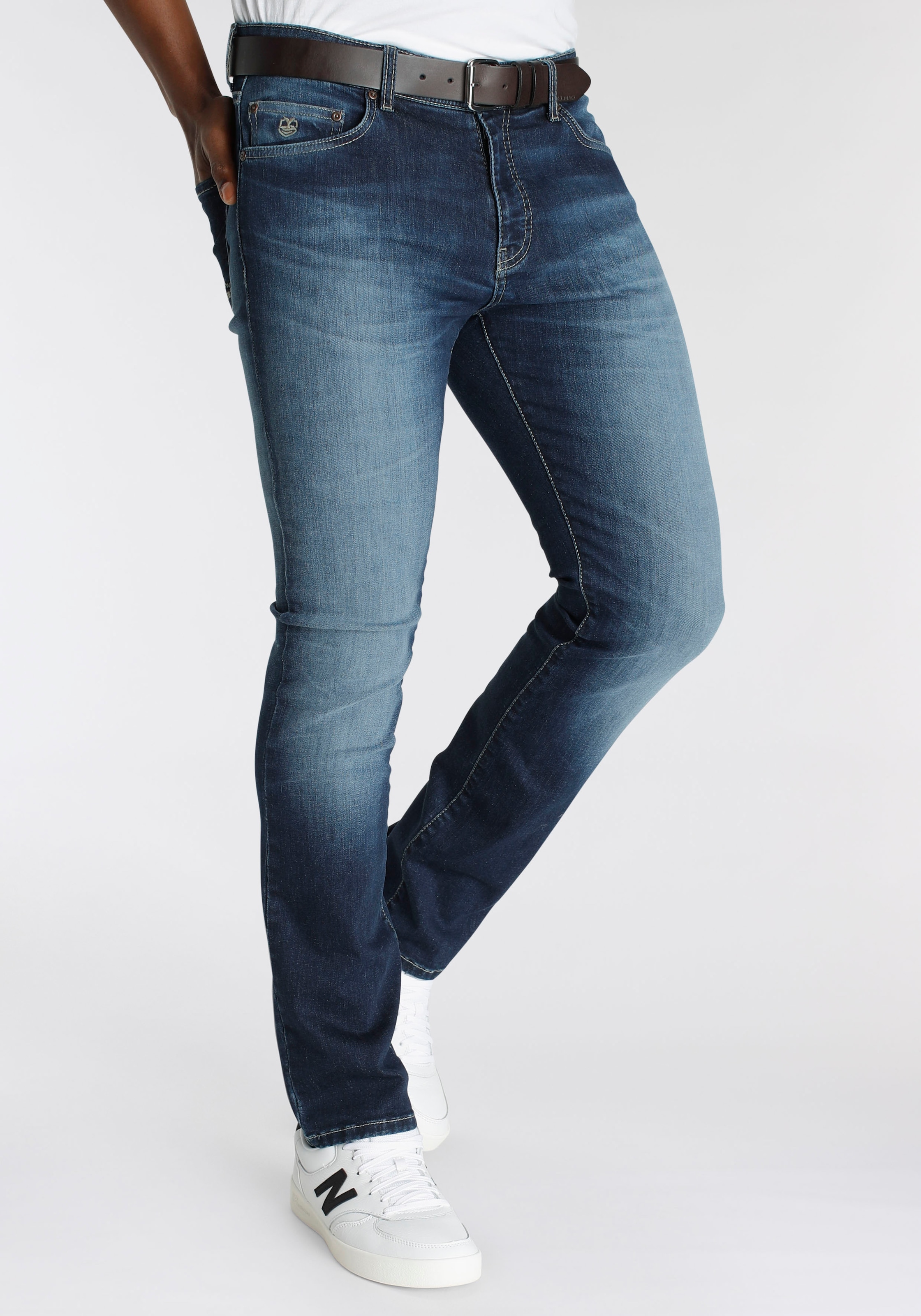 DELMAO Stretch-Jeans »"Reed"«, mit schöner Innenverarbeitung - NEUE MARKE!