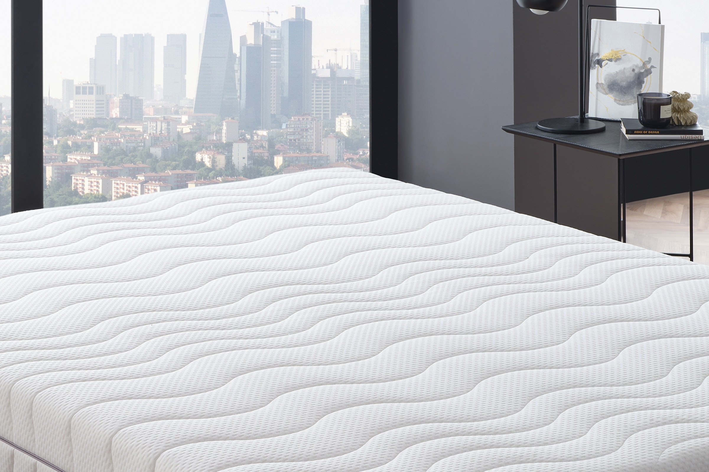 Yatas Bedding Taschenfederkernmatratze »Royal Duo 7, Matratze 90x200, 140x200 cm & weitere Grössen«, 22 cm hoch, Raumgewicht: 28 kg/m³, 403 Federn, (1 St.), H2 / H3, Wendematratze, ergonomisch, atmungsaktiv