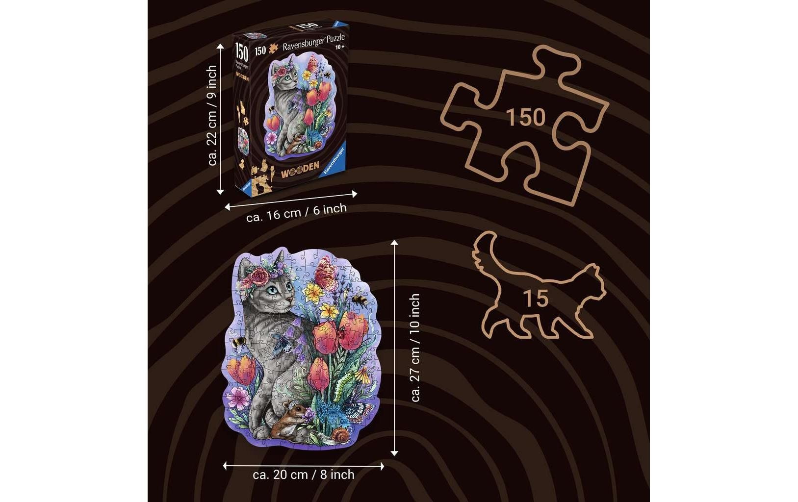 Ravensburger Puzzle »Frühlingskatze« fabriqué en Europe