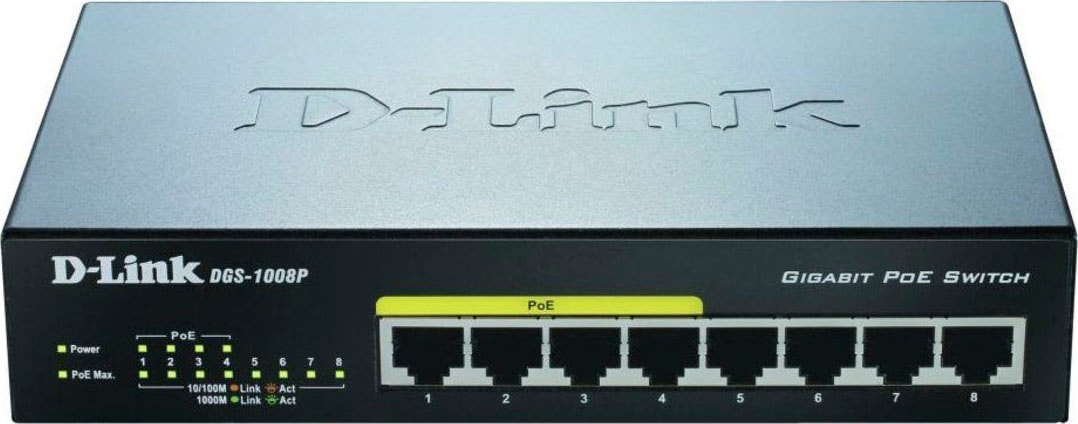 Netzwerk-Switch »DGS-1008P«