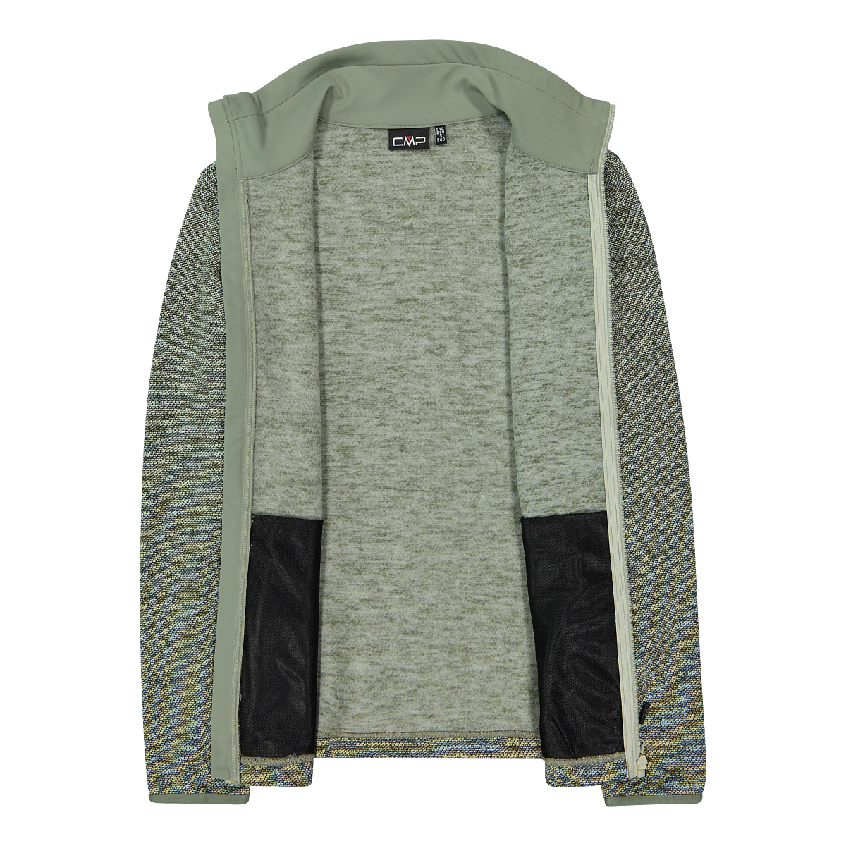 CMP Strickfleecejacke sportlicher Stil, Übergangsjacke für Erwachsene