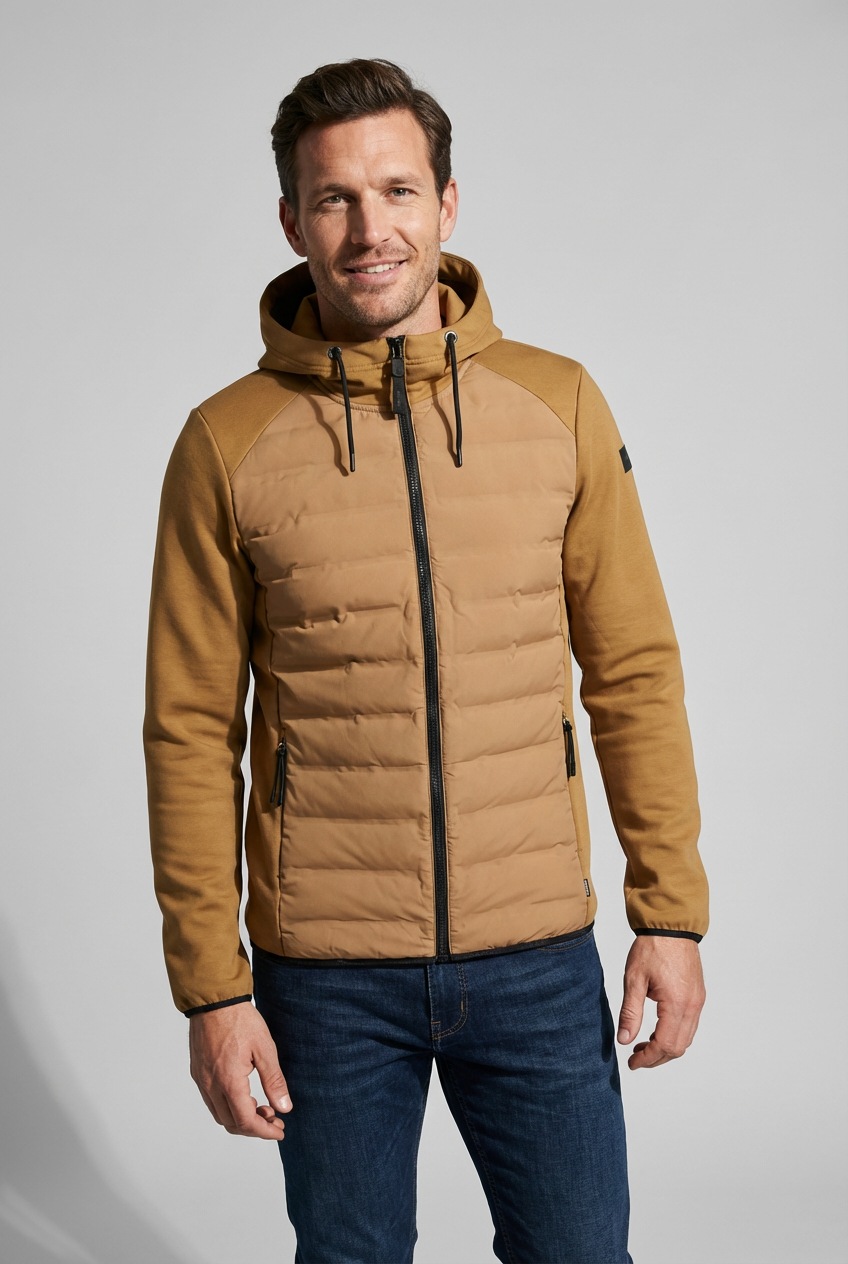 Image of Icepeak Hybridjacke "ICEPEAK AIKERA" für vielseitige Aktivitäten, wasserabweisendes Material, elastisch
