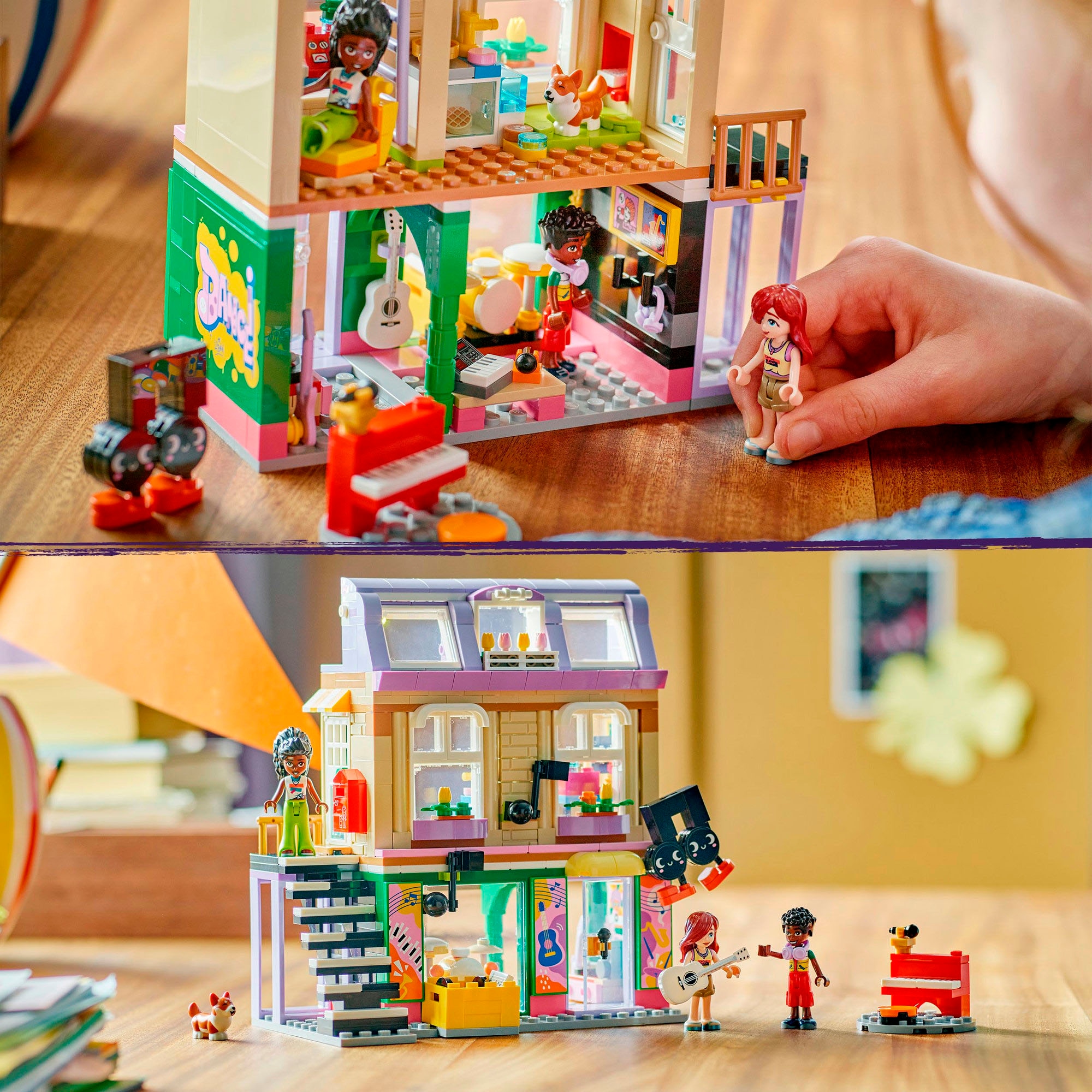 LEGO® Konstruktionsspielsteine »Musikladen & Wohnung (42653), LEGO Friends« Made in Europe