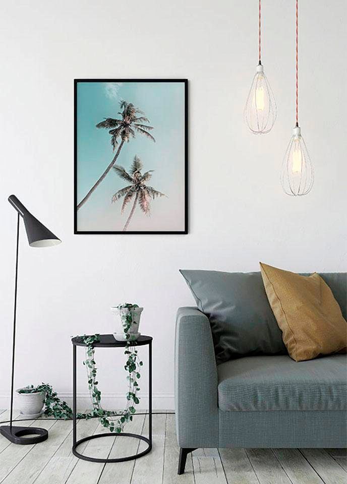 Komar Bild »Miami Palms« Blätter | Pflanzen 1 Stk. tlg. Wandbild zur Dekoration - ohne Rahmen