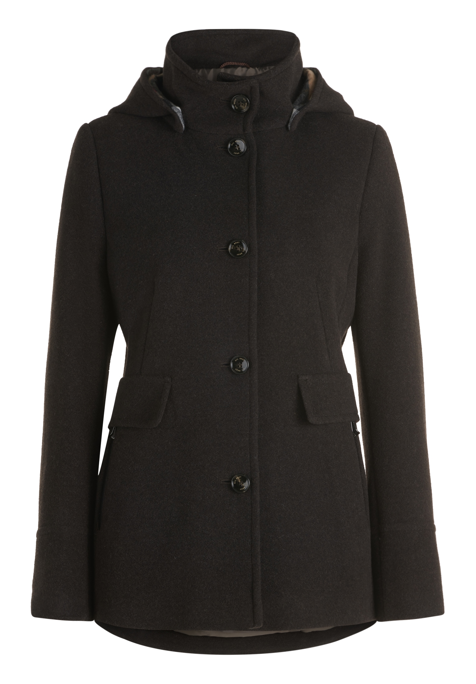 Gil Bret Fleecejacke mit Kapuze mit Kapuze und Wolle