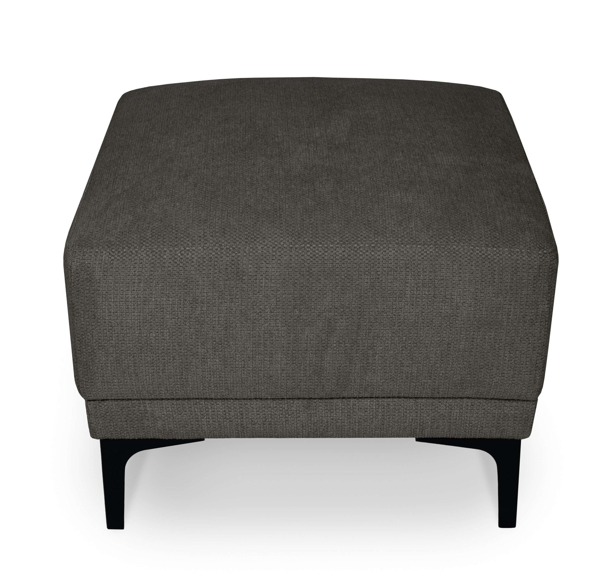 GOODproduct Tabouret rembourré »Xander« 1 cuis tlg. largeur 58 cm, chenille toucher doux, pieds métal noirs