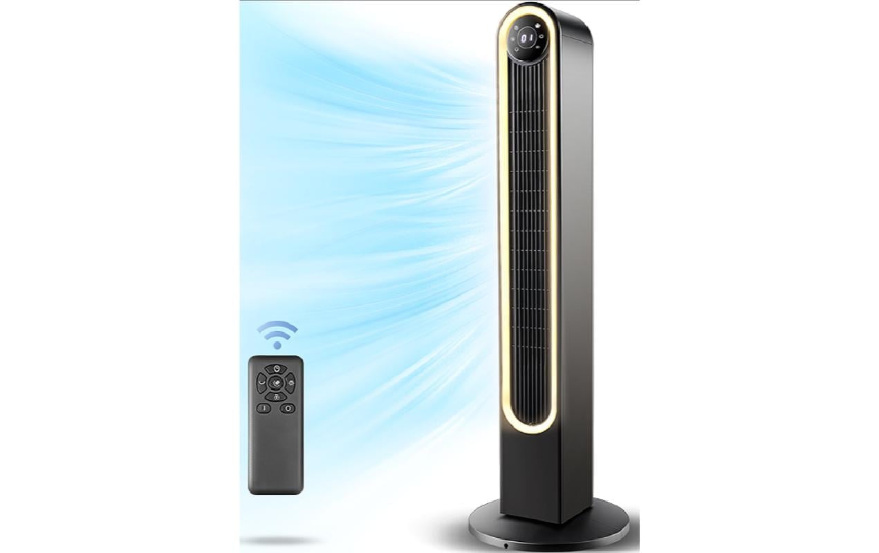 ohmex Standventilator »OHM-FAN-4240« Ventilator mit LED-Anzeige