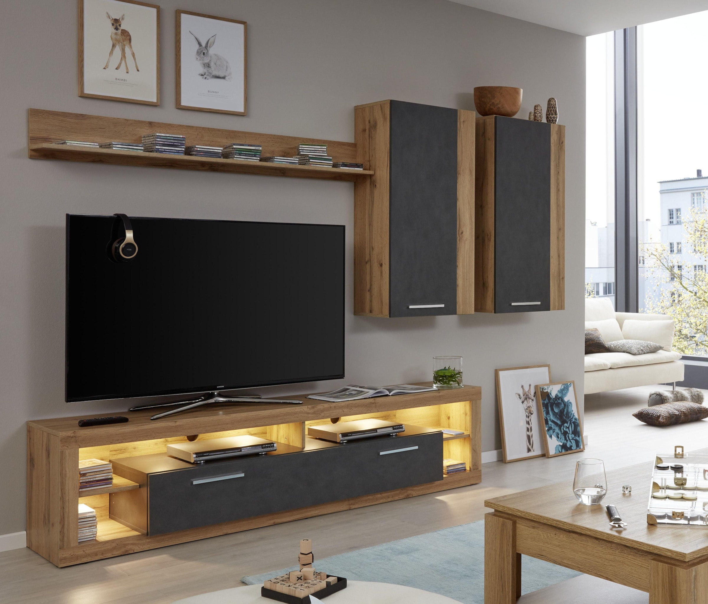 INOSIGN Sideboard »Gwendolyn«, pflegeleichtes Design, Beleuchtung optional, vielseitig kombinierbar