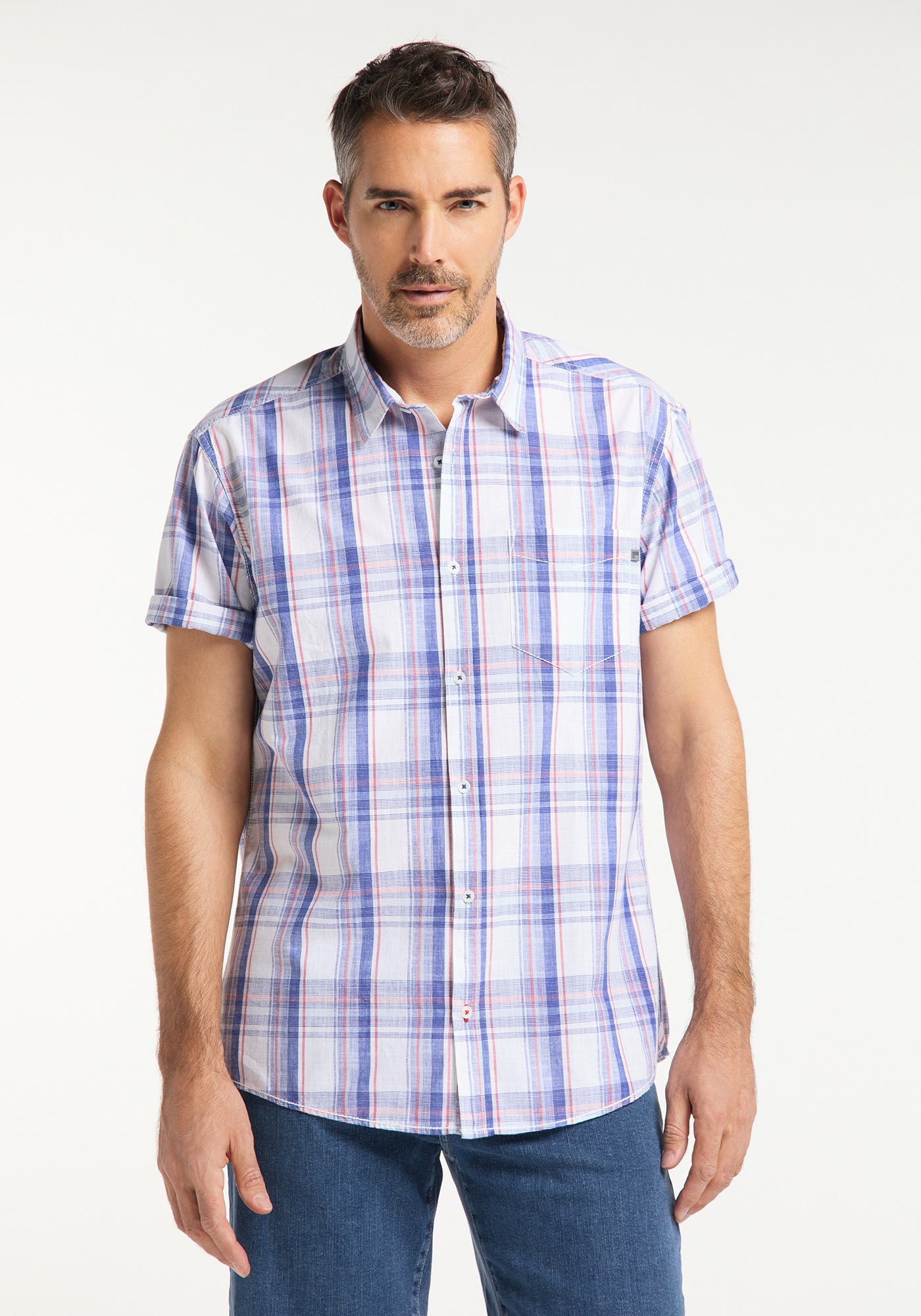 Herrenhemd Karo Regular Fit