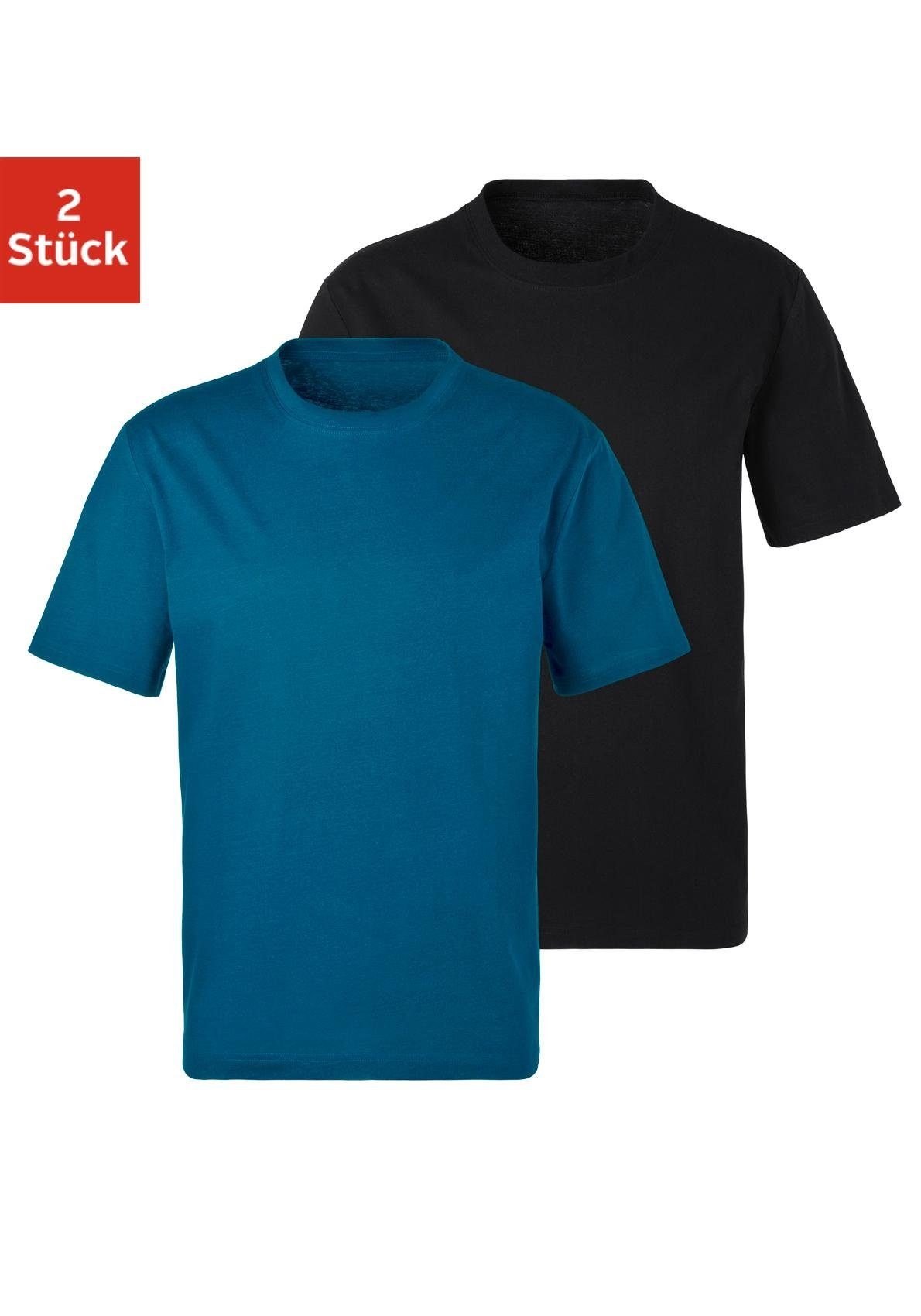 Image of Bench. T-Shirt, (2er-Pack), Basic in uni bei Ackermann Versand Schweiz