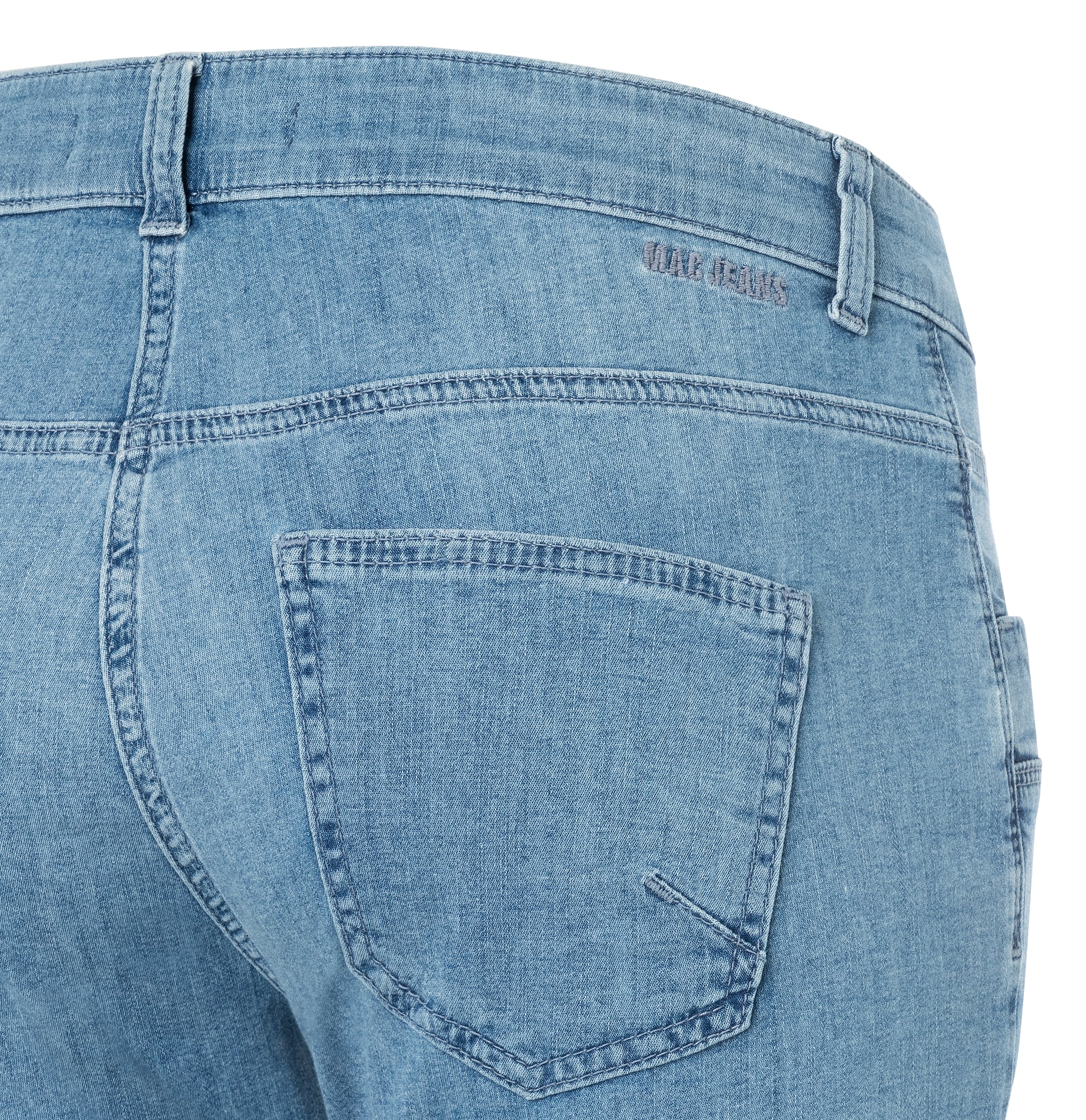 MAC Jeans capri »CAPRI« Eingelegte Zierfalten am Saum