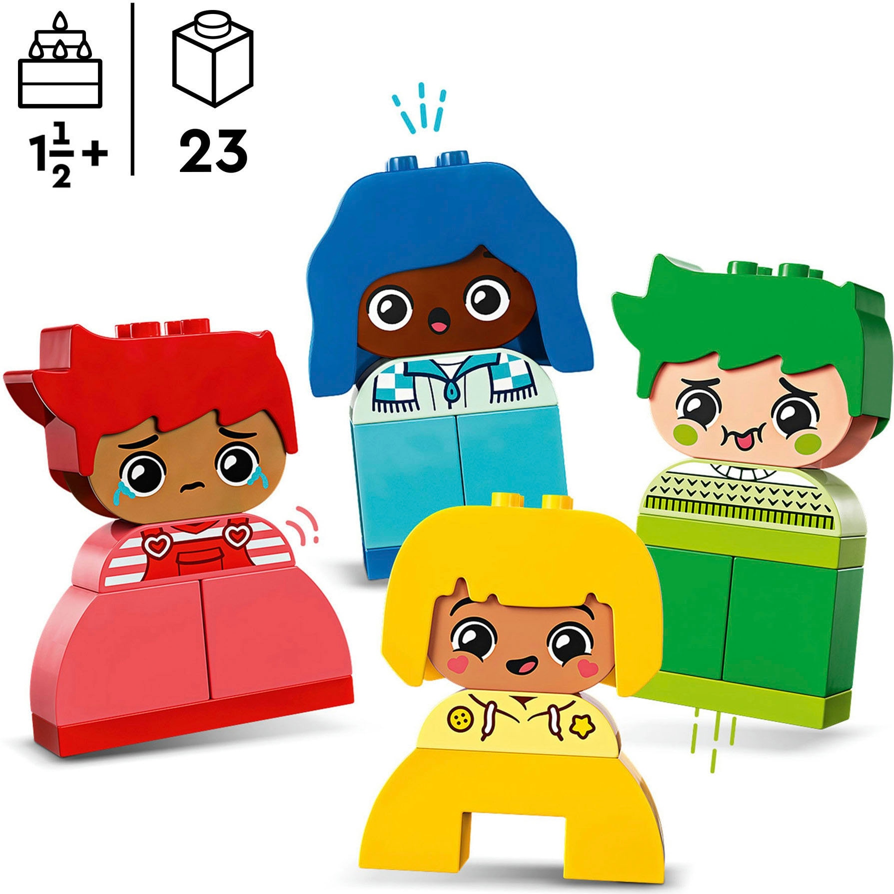 LEGO® Konstruktionsspielsteine »Grosse Gefühle (10415), LEGO DUPLO My First« Made in Europe