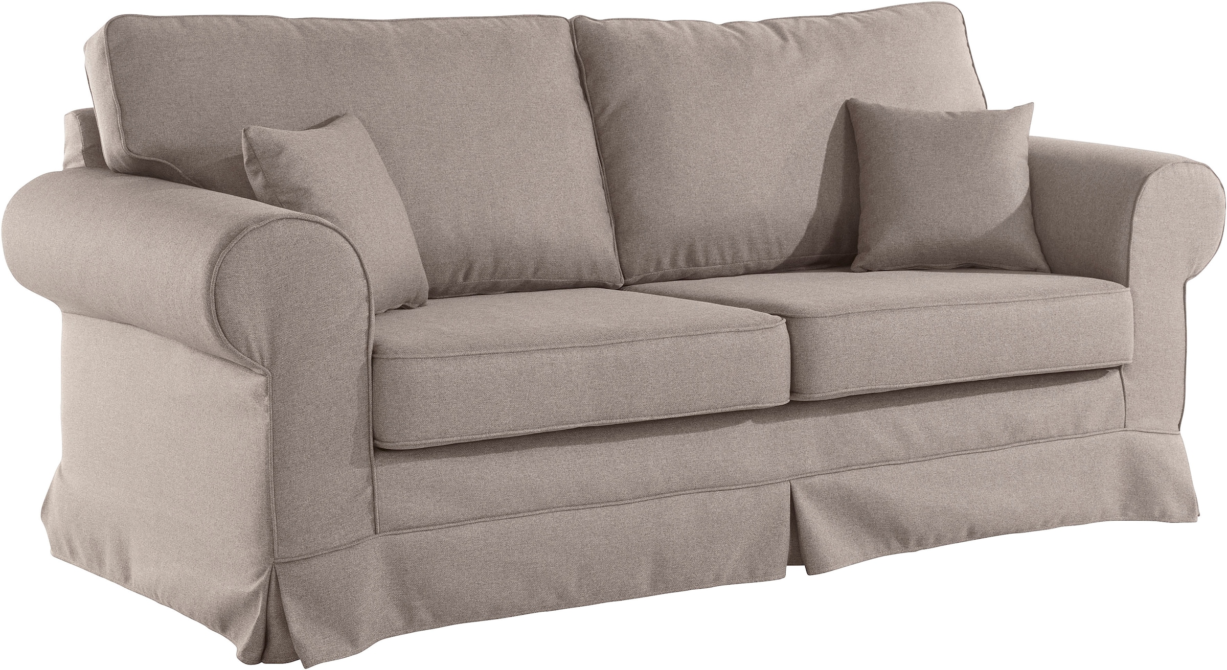 Home affaire 3-Sitzer »Shadmoor« Hussenoptik, in uni oder mit Blumendruck