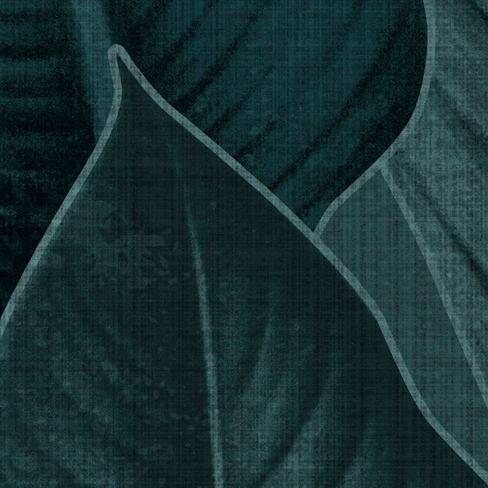 Komar Fototapete »Digitaldruck Vlies - Bain de Feuilles - Grösse 300 x 250 cm«, bedruckt, Wohnzimmer, Schlafzimmer