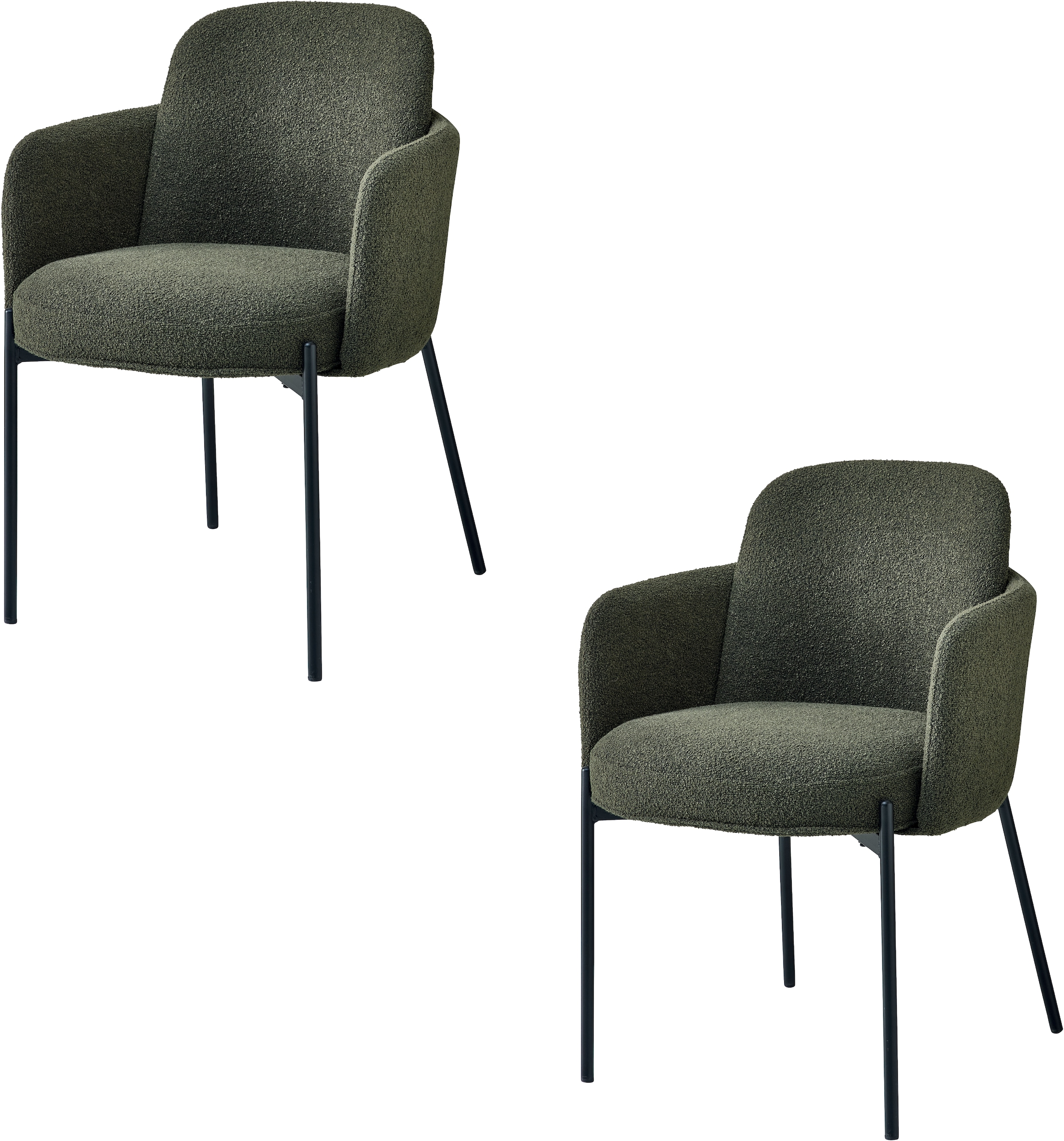 Image of Stolkom Armlehnstuhl "Flora BxHxT 61x84x63 cm" (Set) 2 Stk.Breite 61cm, Federkern im Sitz