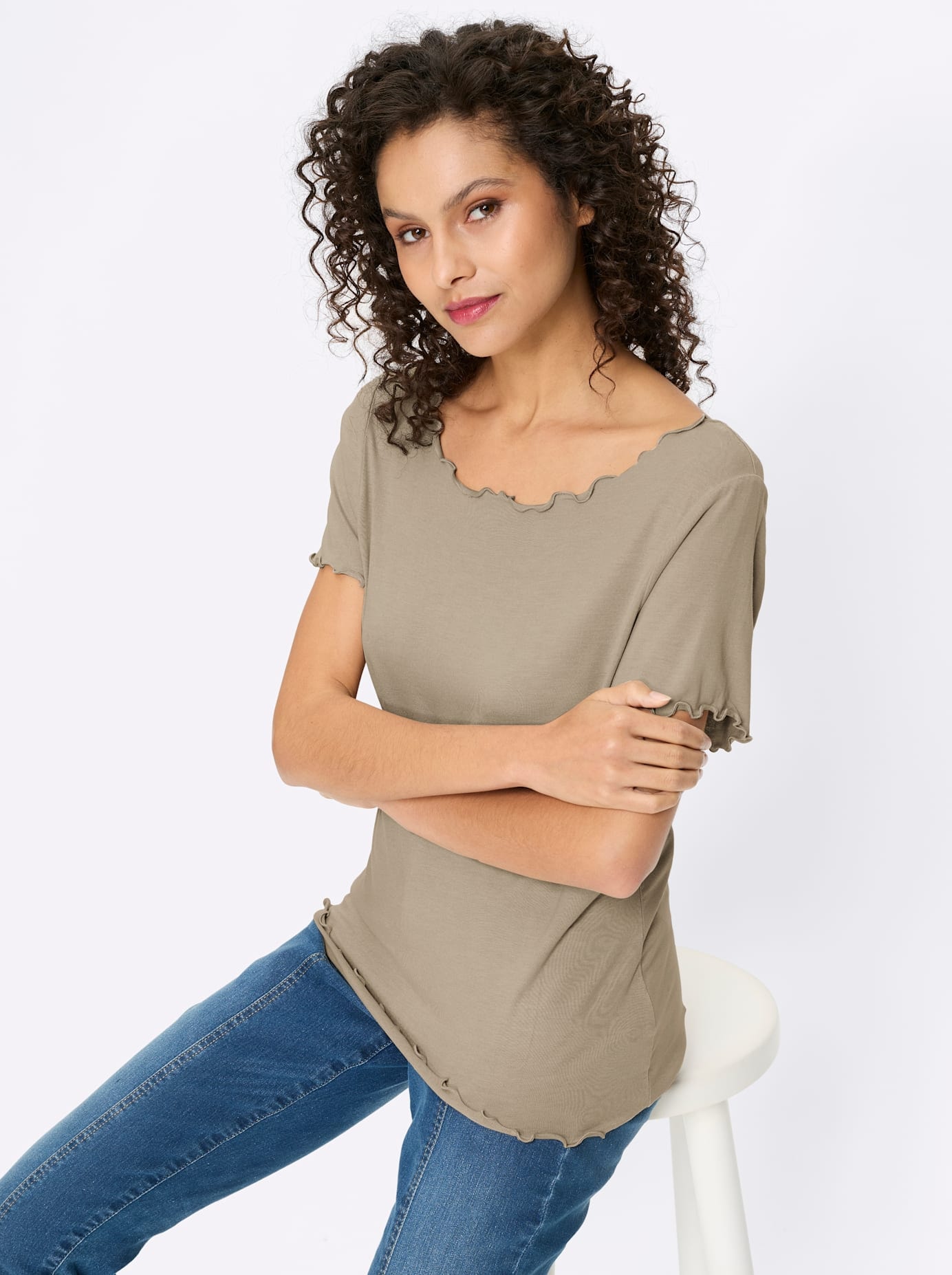 heine T-shirt »Doppelpack Shirts« 2 pièces