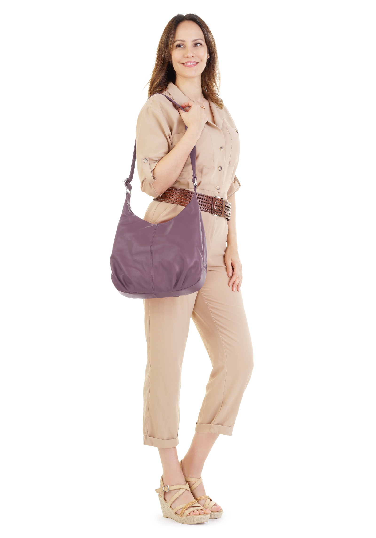 Cluty Shopper "CLUTY Damen echt Leder, Made in Italy" echt Leder, Made in Italy