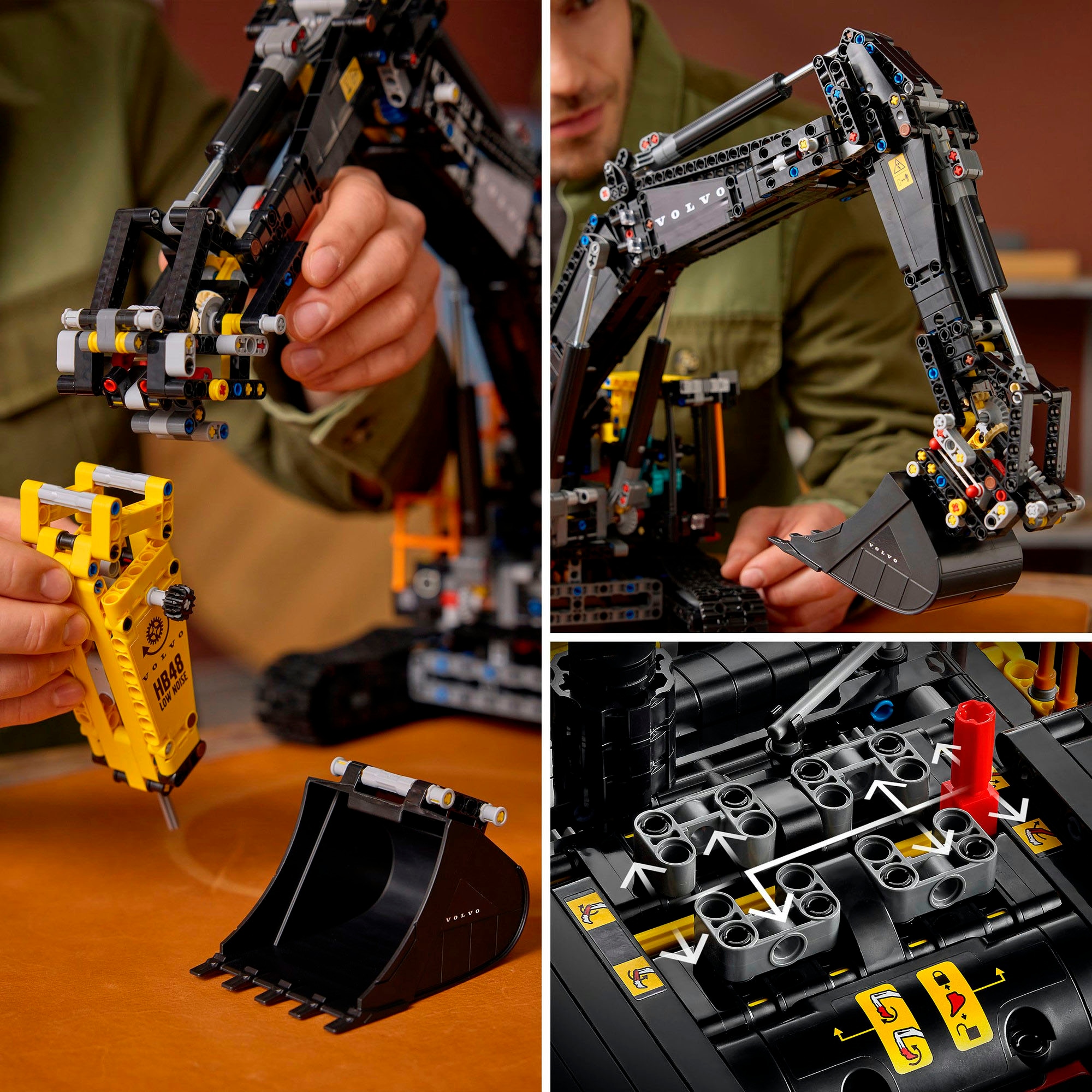 LEGO® Pions de construction »Volvo EC500 Hybrid Bagger (42215), LEGO Technic« Made in Europe